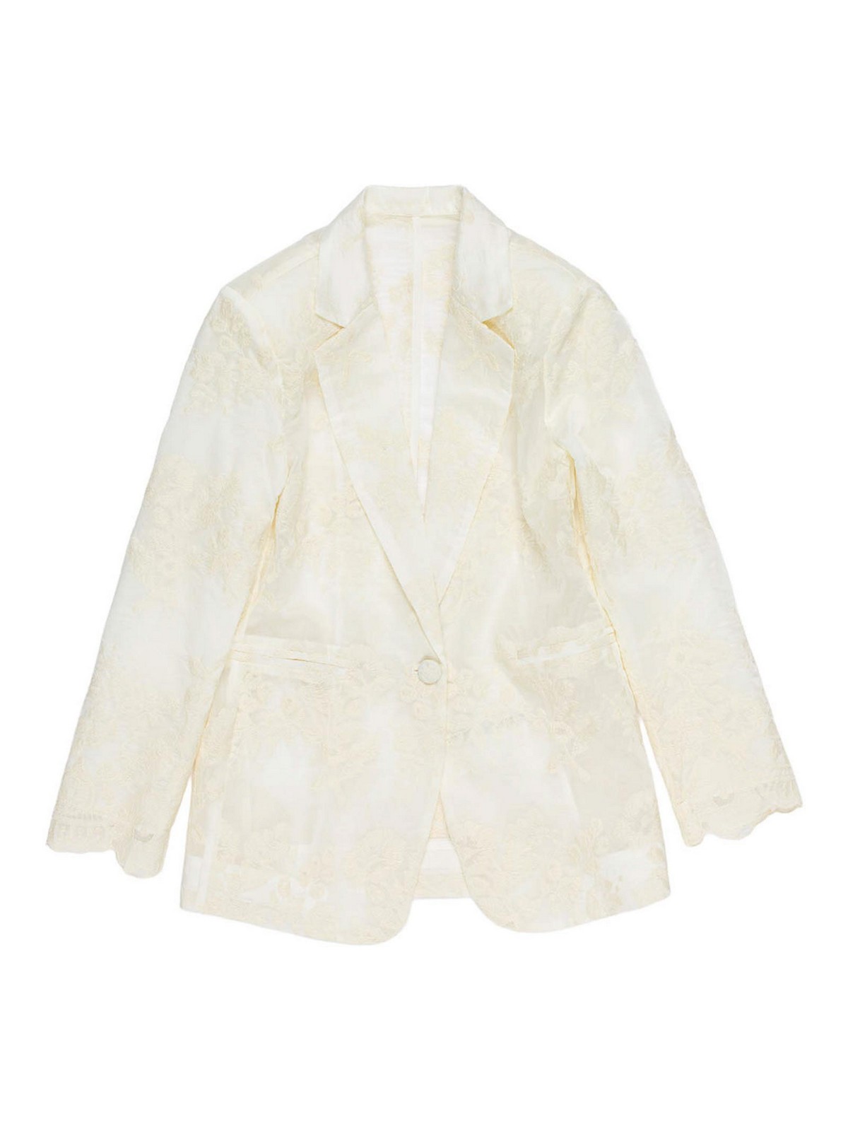 Blazer Con Ricamo