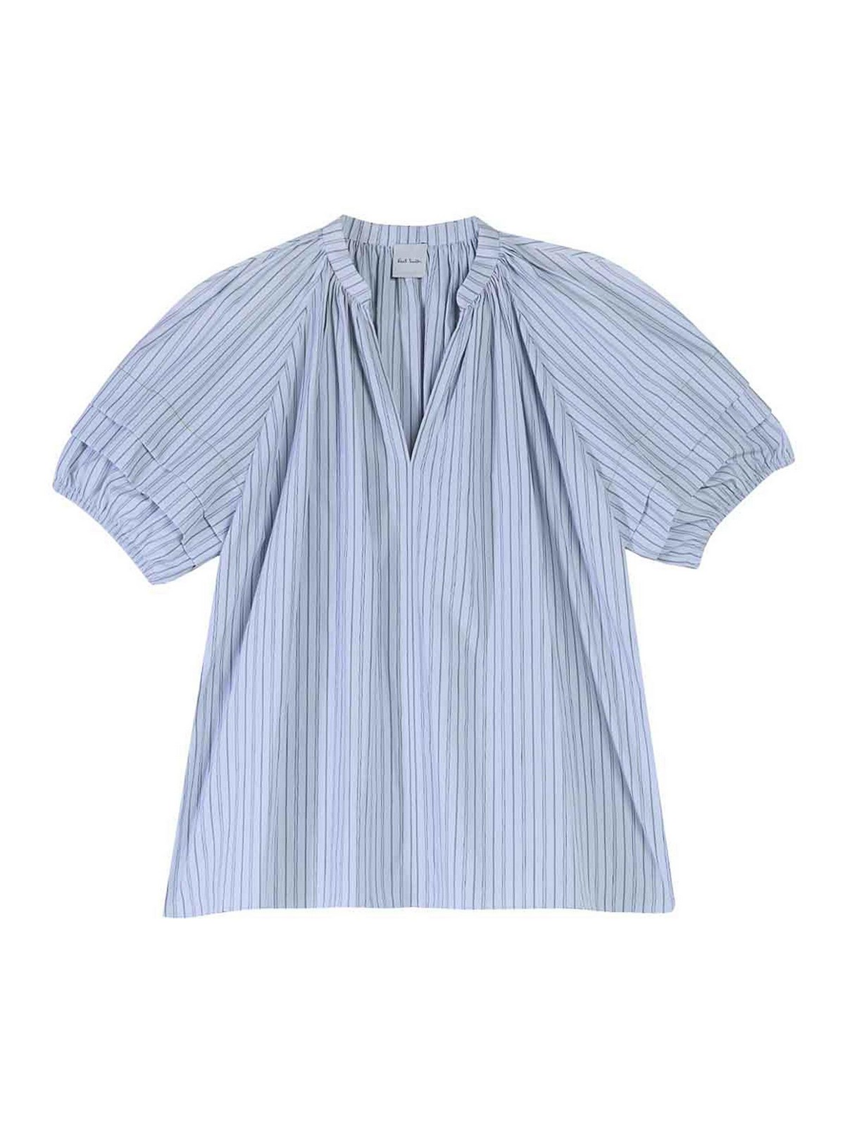 Paul Smith Top Righe Cotone Ricco