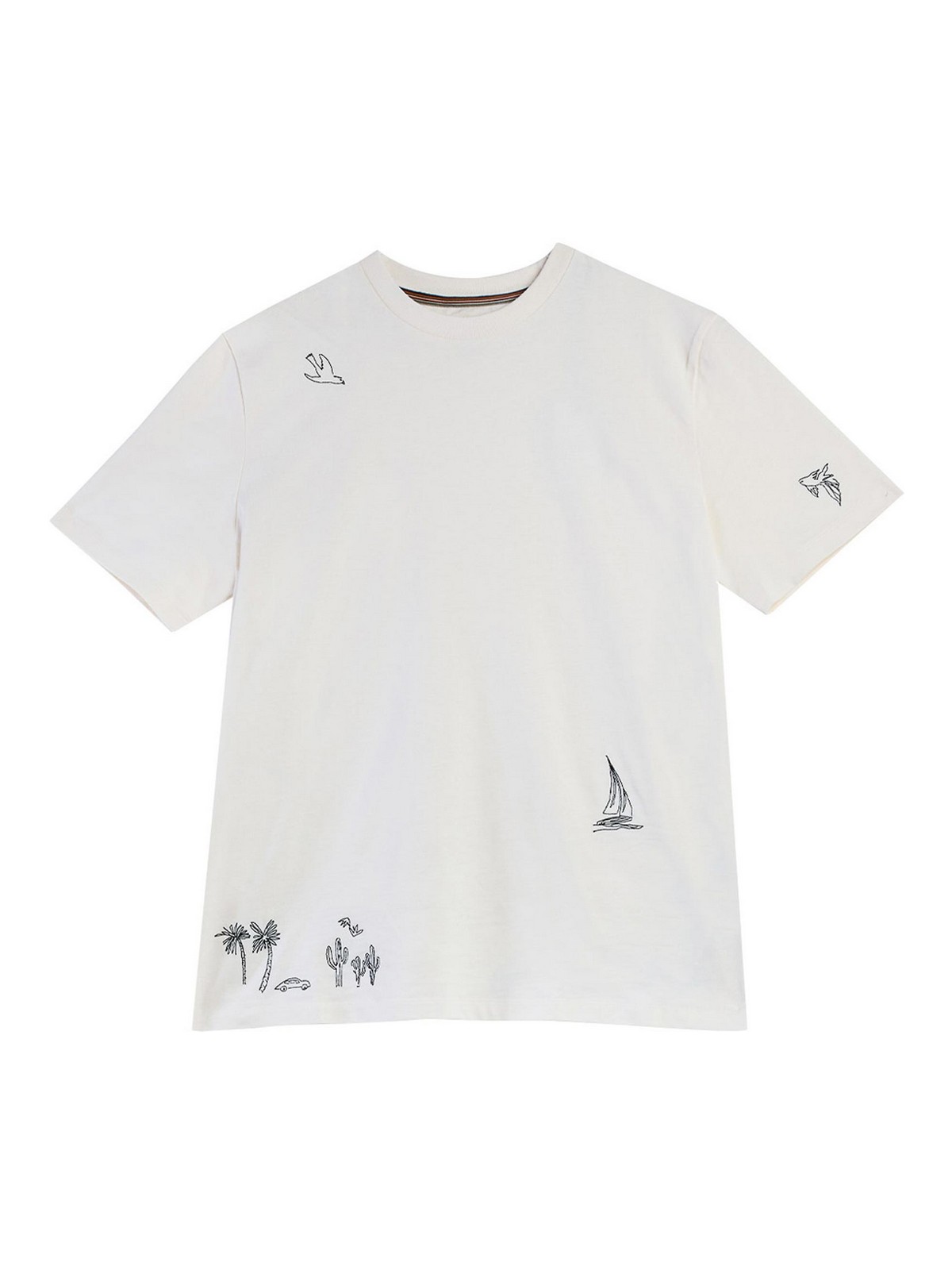 Paul Smith T-Shirt Ricamo Reverie