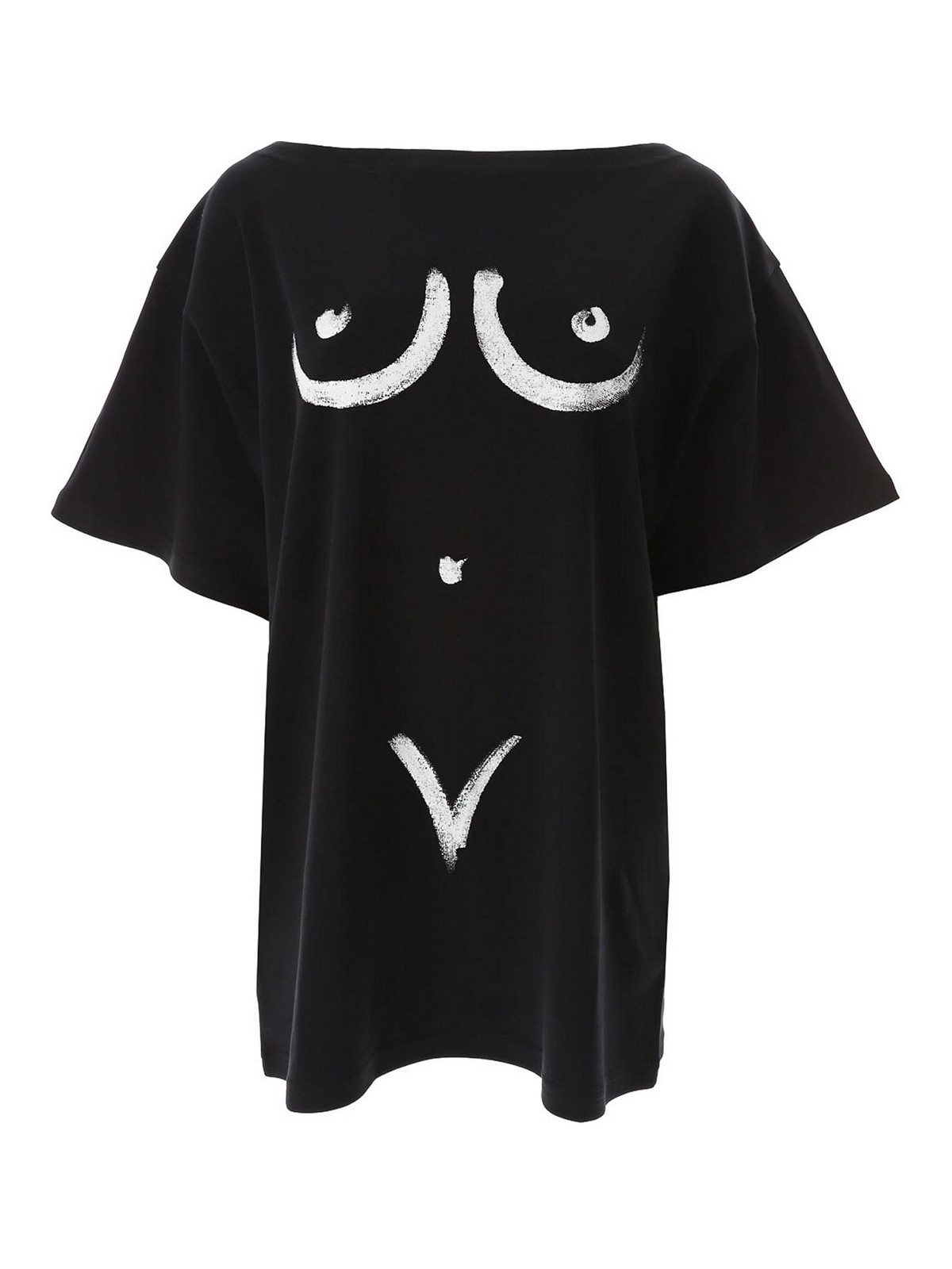 Moschino Maglietta oversize a corpo