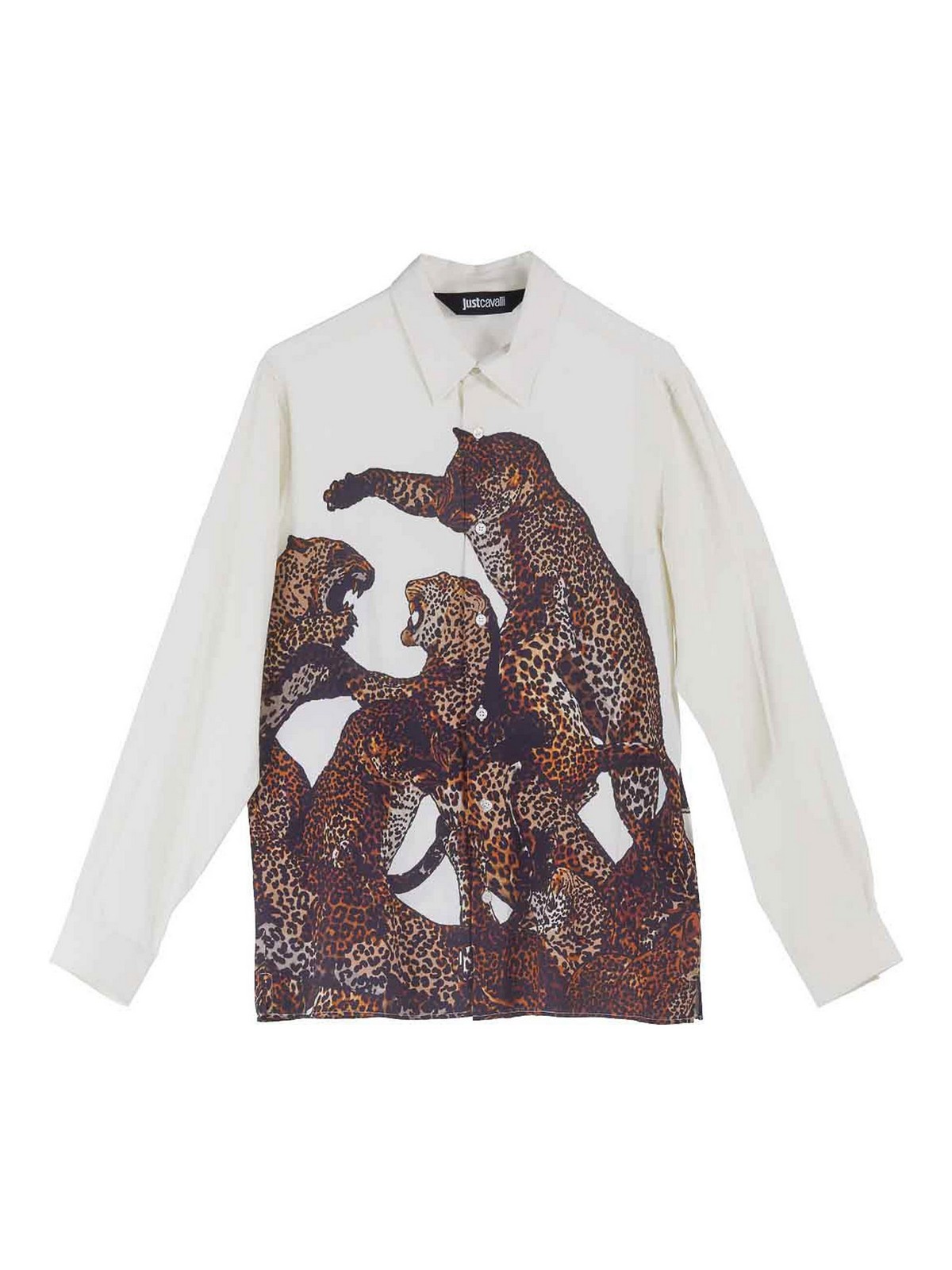 Just Cavalli Camicia Leopardi