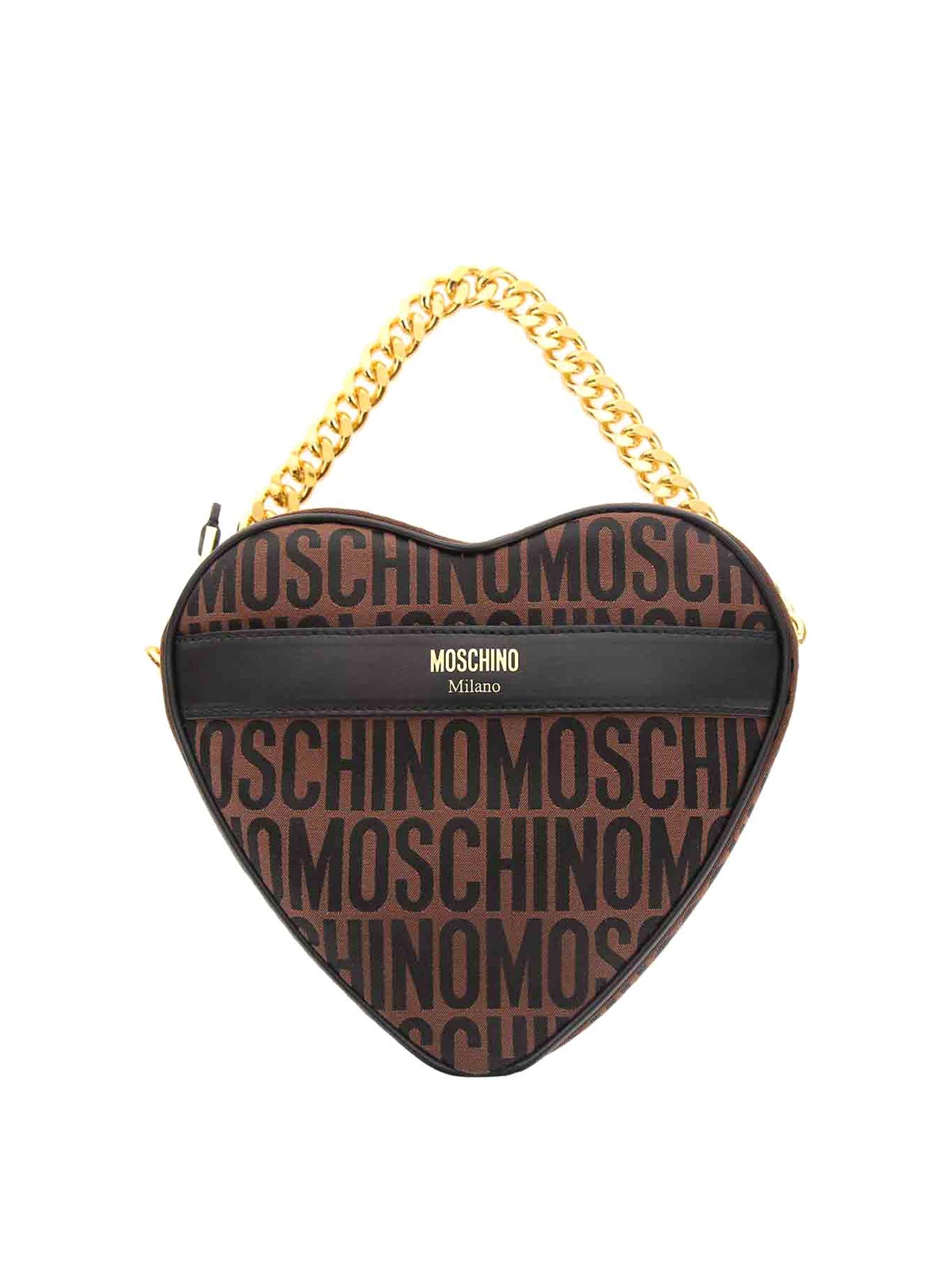 Moschino Borsa a cuore logata