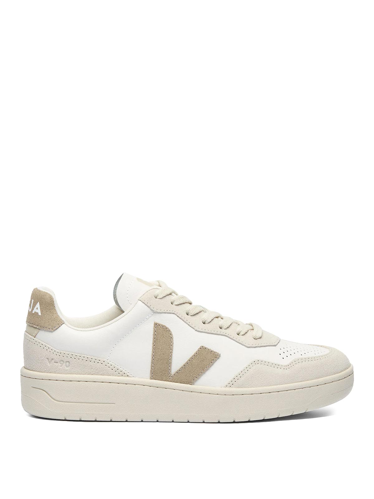 Veja V-90 Ot Pelle Bianco Tortora