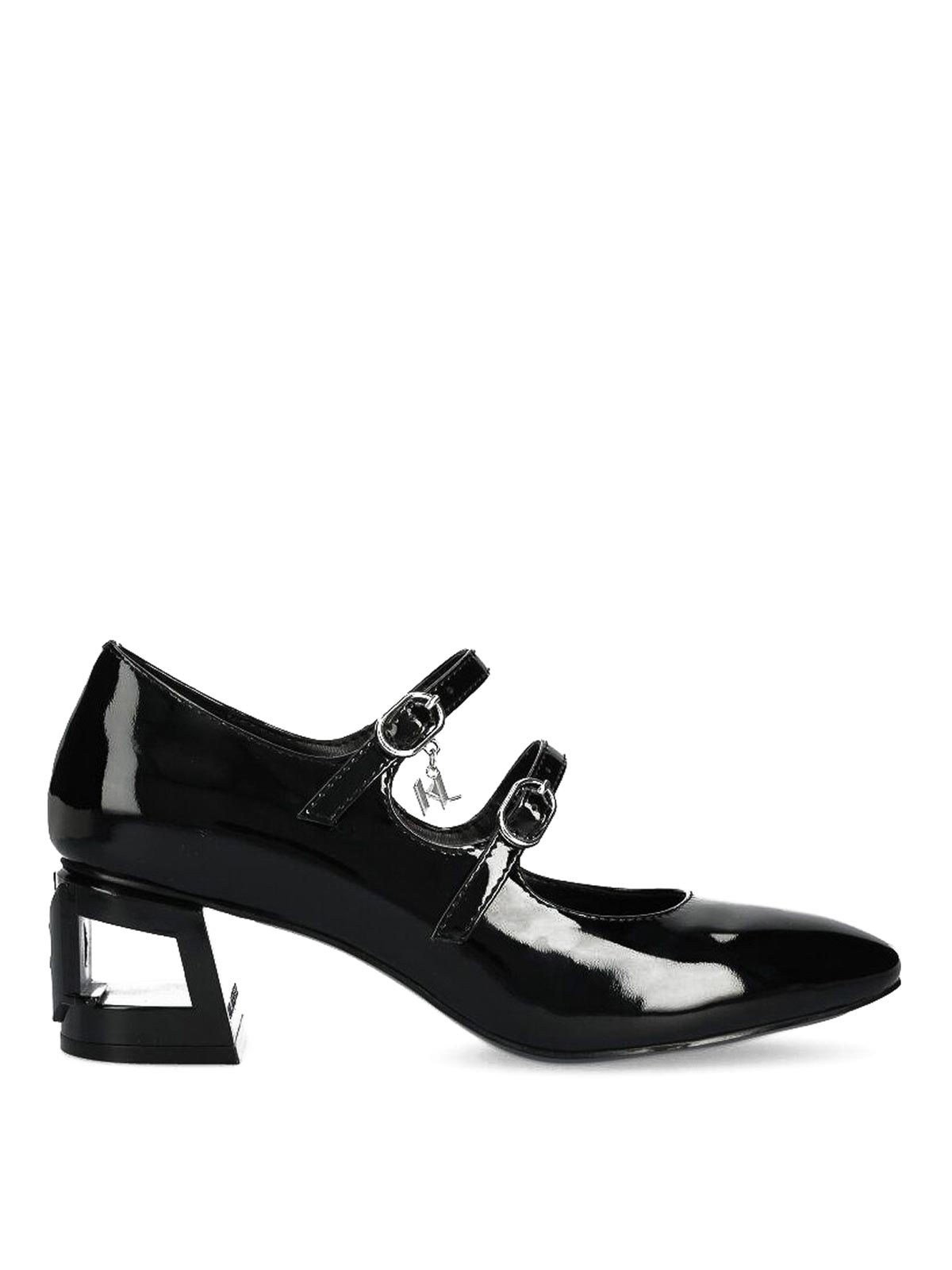 Scarpe con doppio cinturino con tacco Tetra