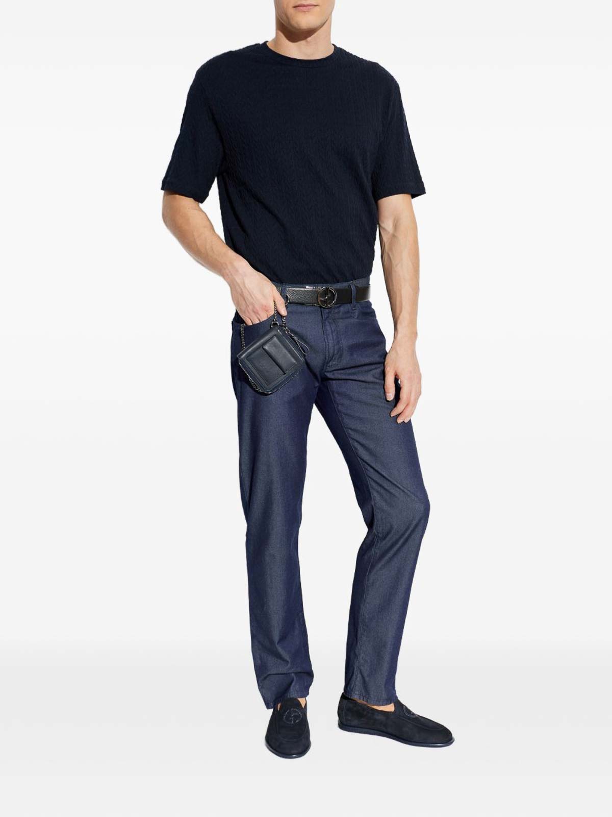 Giorgio Armani T-Shirt - Blue - Men|GM003152AF24799U8139