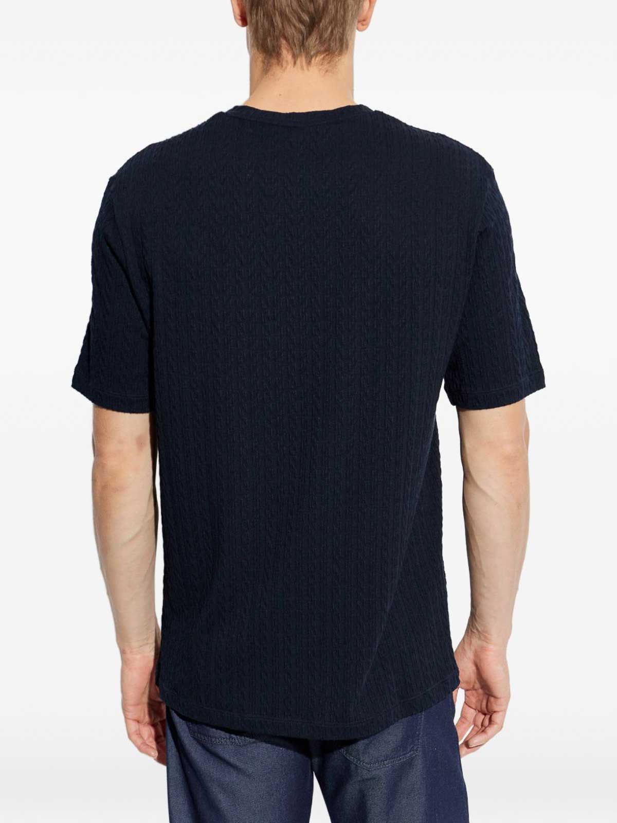 Giorgio Armani T-Shirt - Blue - Men|GM003152AF24799U8139