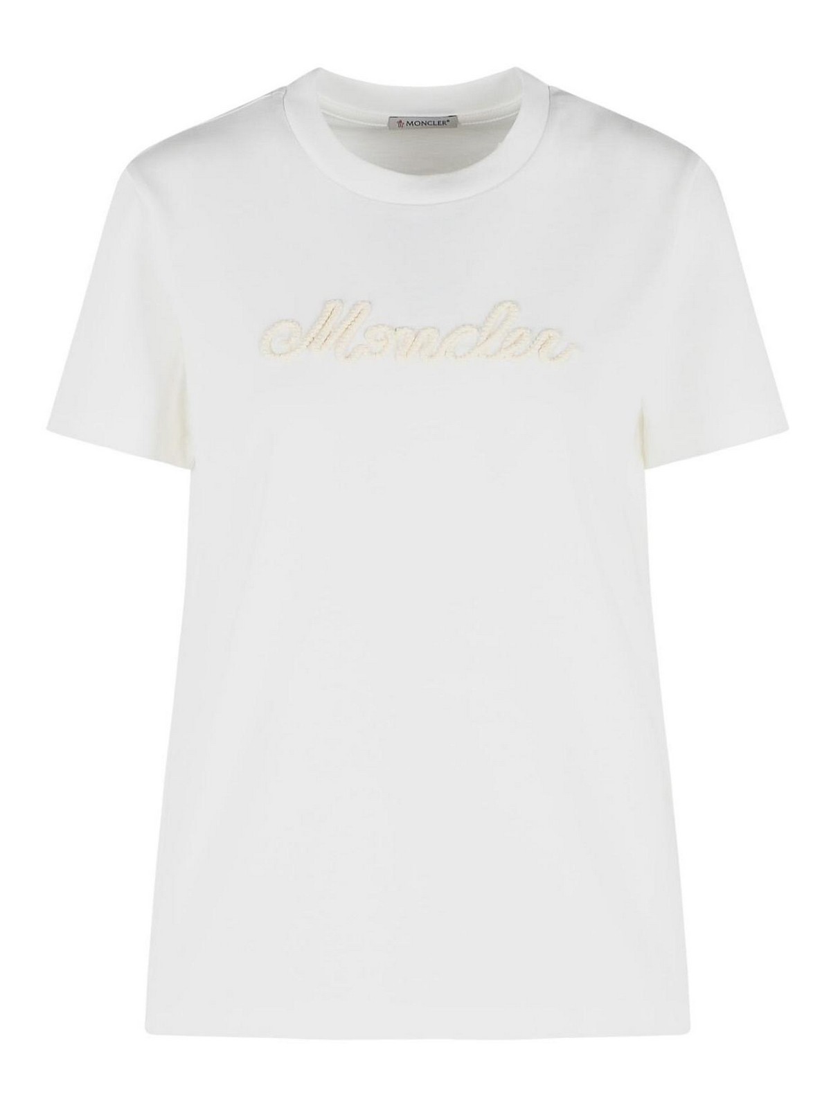 Moncler T-Shirt - Crème