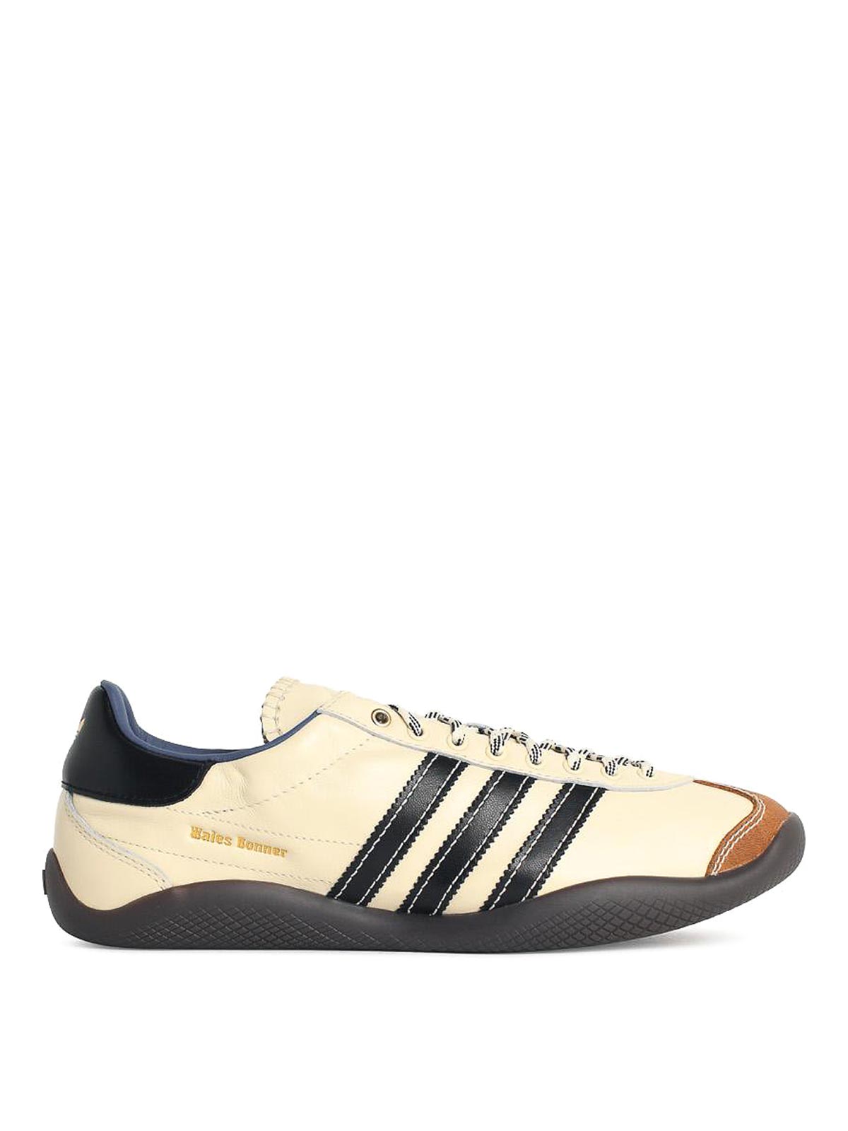 Adidas Originals Adidas By Wales Bonner Luxury Leather Sneakers For Men In Neutral