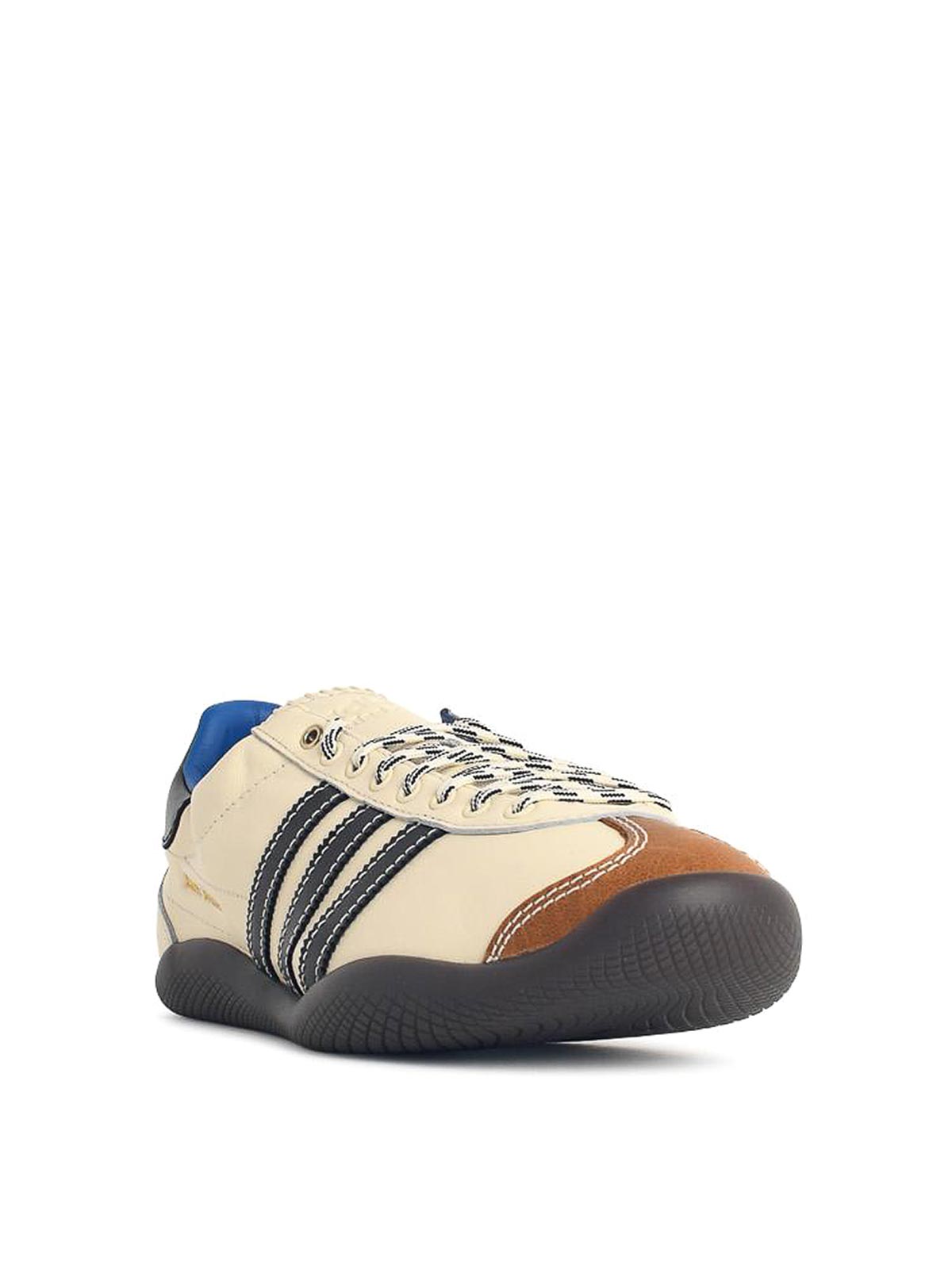 Adidas Originals Adidas By Wales Bonner Luxury Leather Sneakers For Men In Neutral