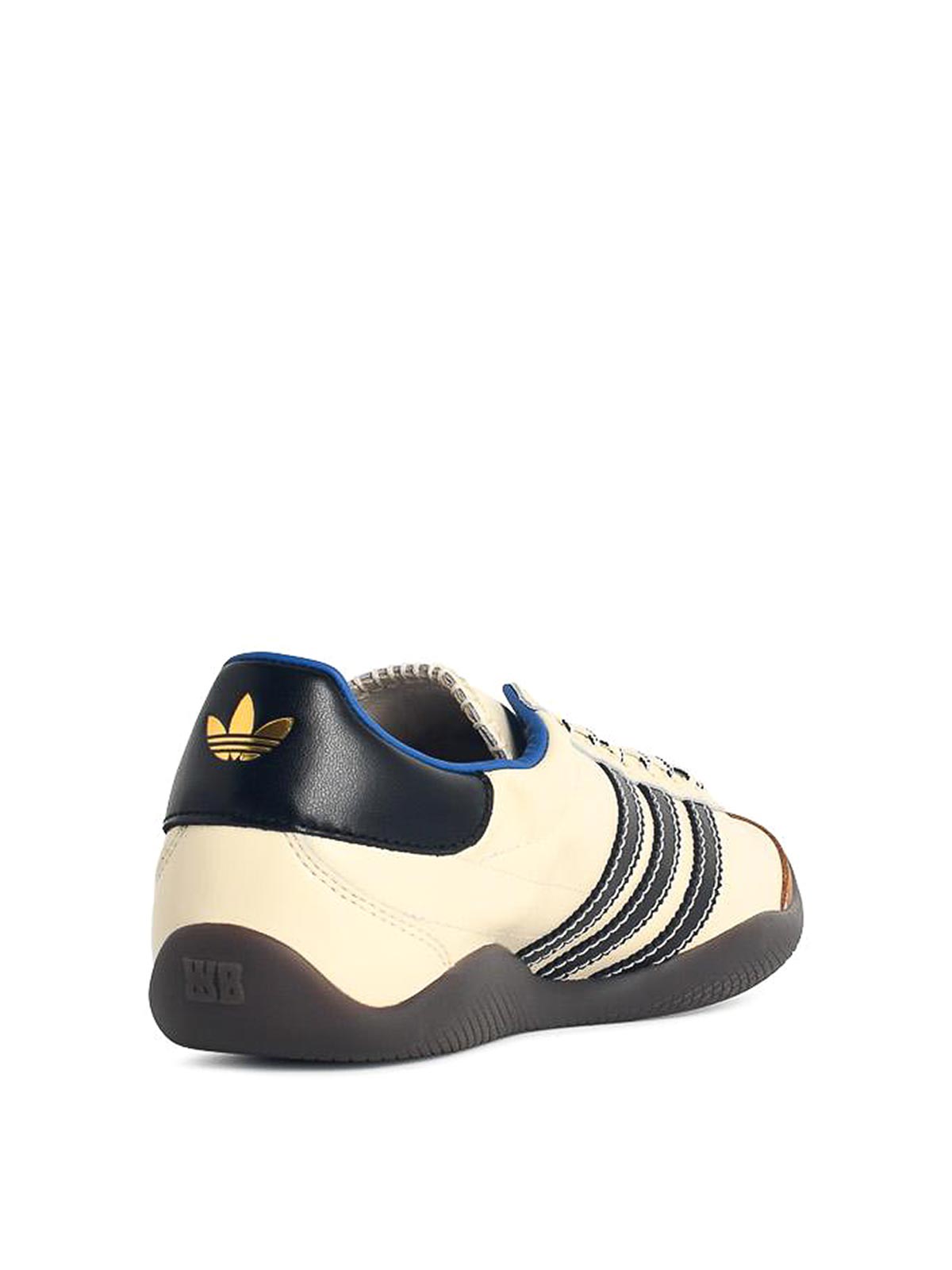 Adidas Originals Adidas By Wales Bonner Luxury Leather Sneakers For Men In Neutral