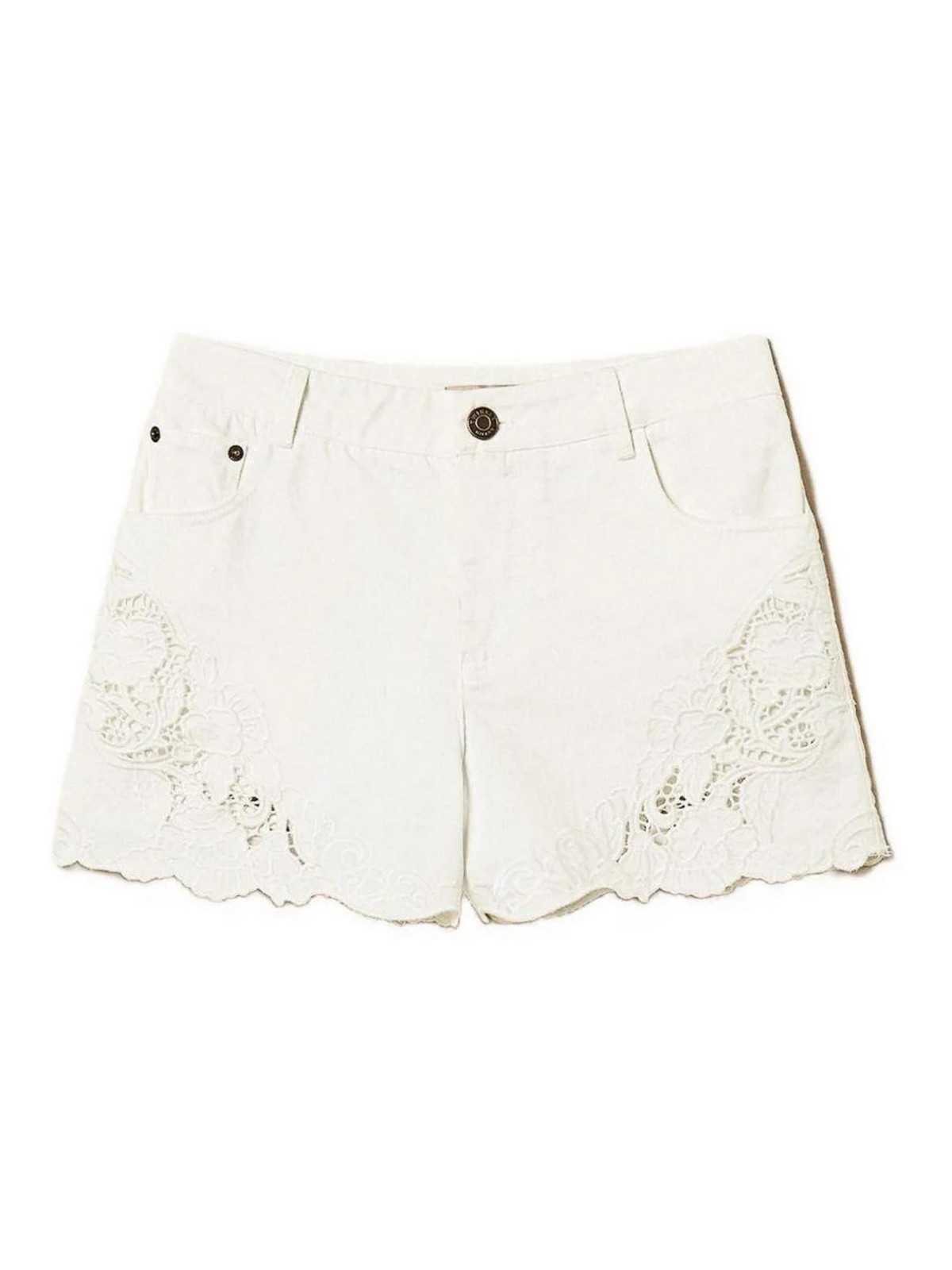 Twinset Shorts in toro ricamato