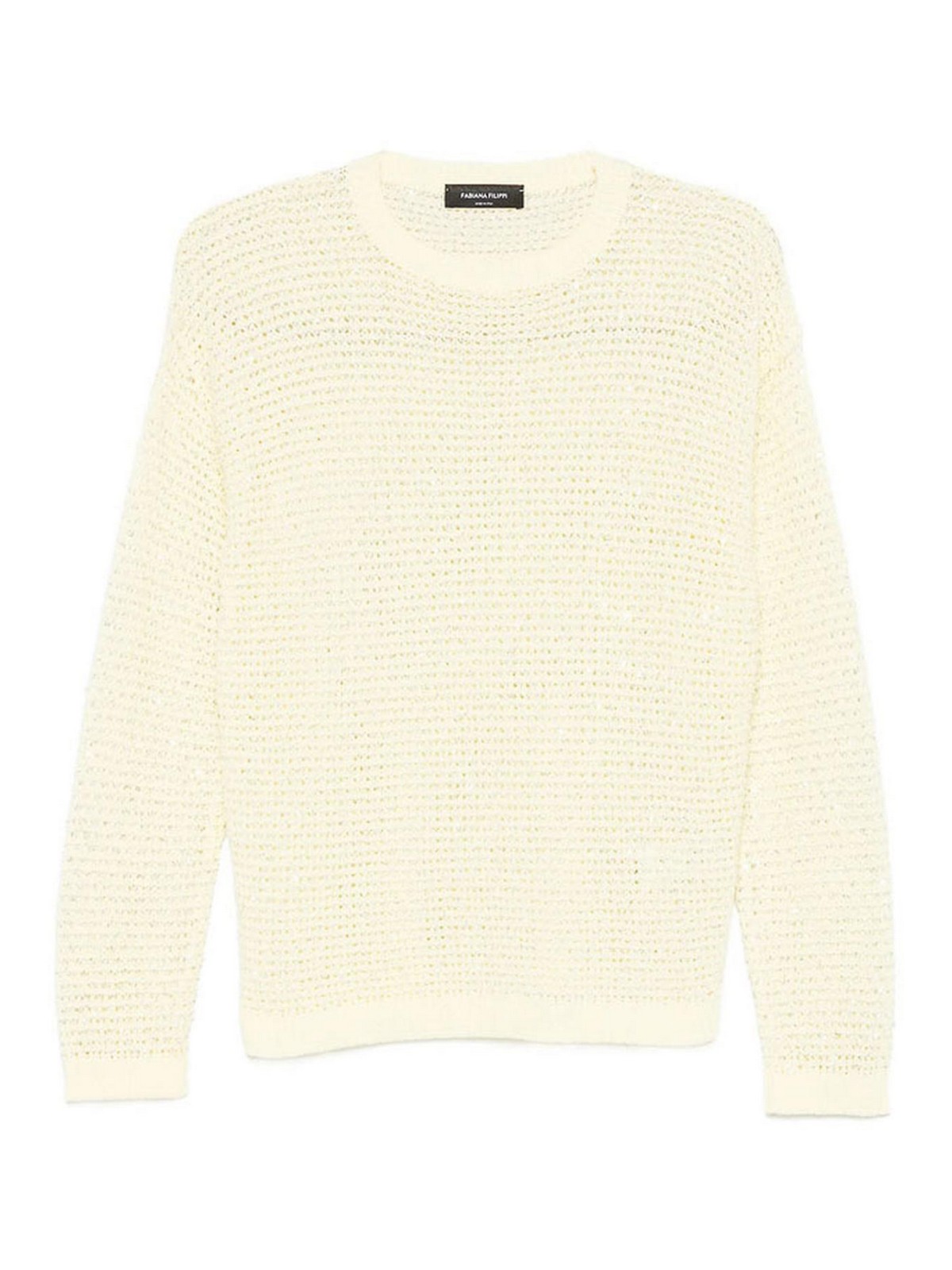Fabiana Filippi Pull Col Rond - Jaune