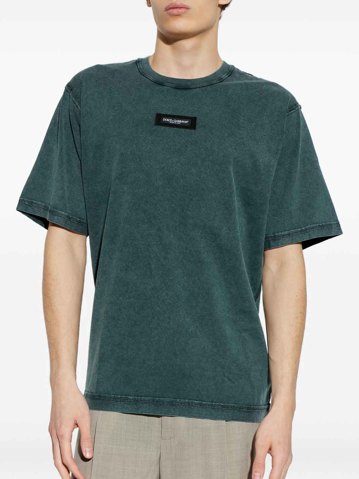 Dolce & Gabbana Tシャツ - 緑 - グリーン|G8RI4TG7P1OV0707