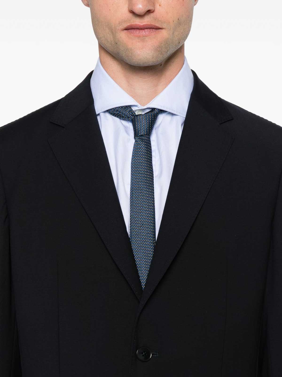 Ermenegildo Zegna Suit - Black - Men|322744A32XPYGX412