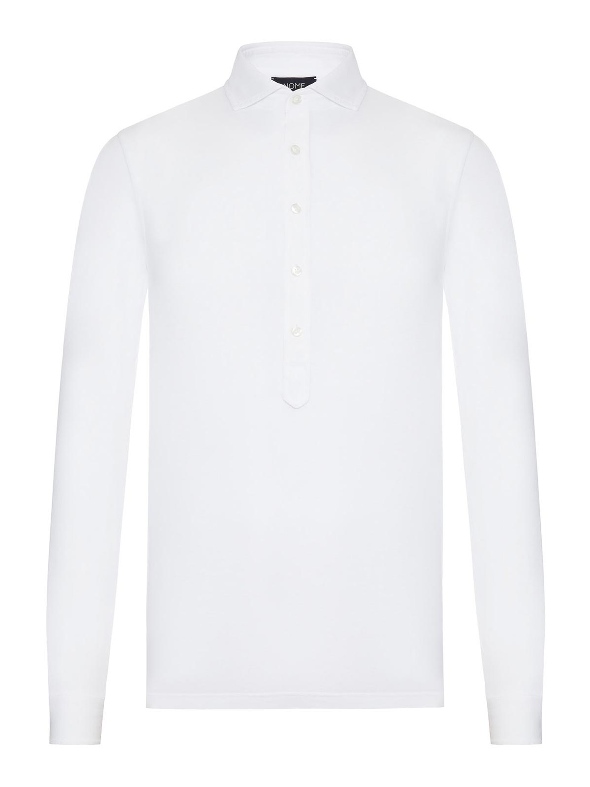 Polo a maniche lunghe in cotone leggero