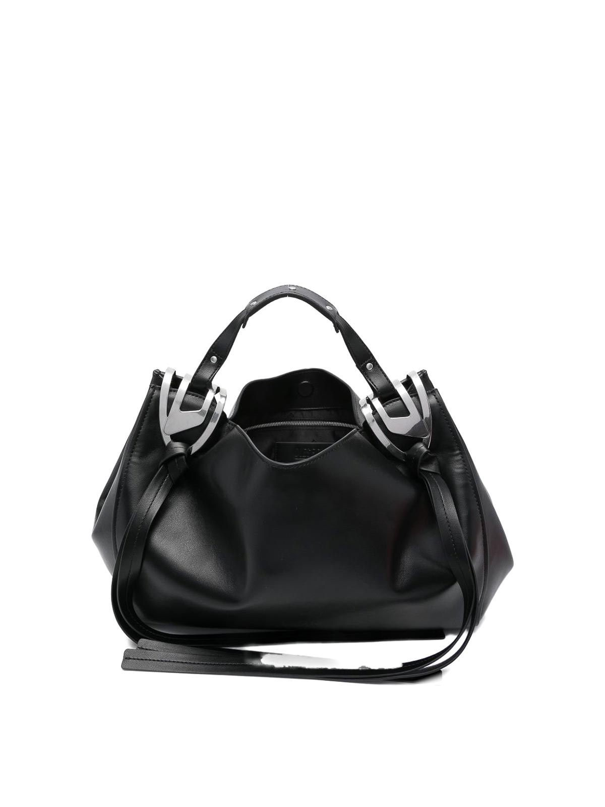 Diesel Knot Medium Handbag - Black - Women|X10714P5184T8013