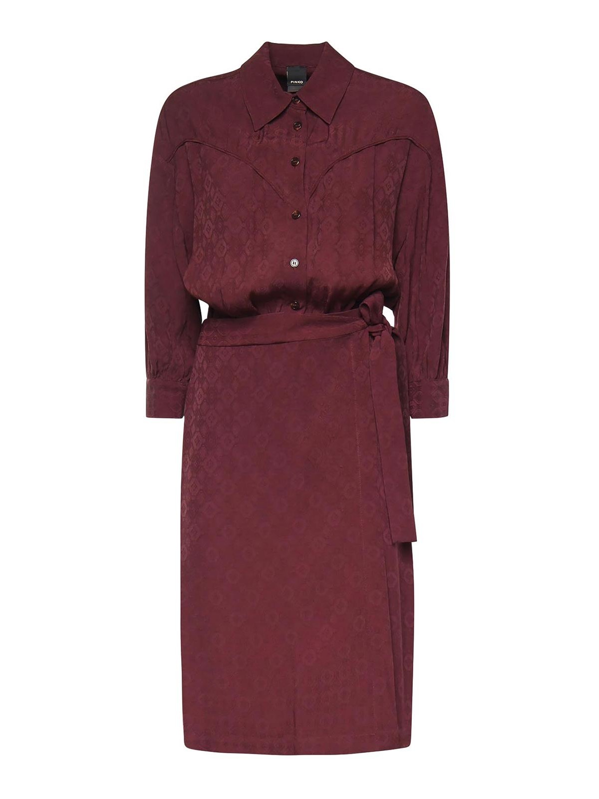 Pinko Vestito midi in viscosa
