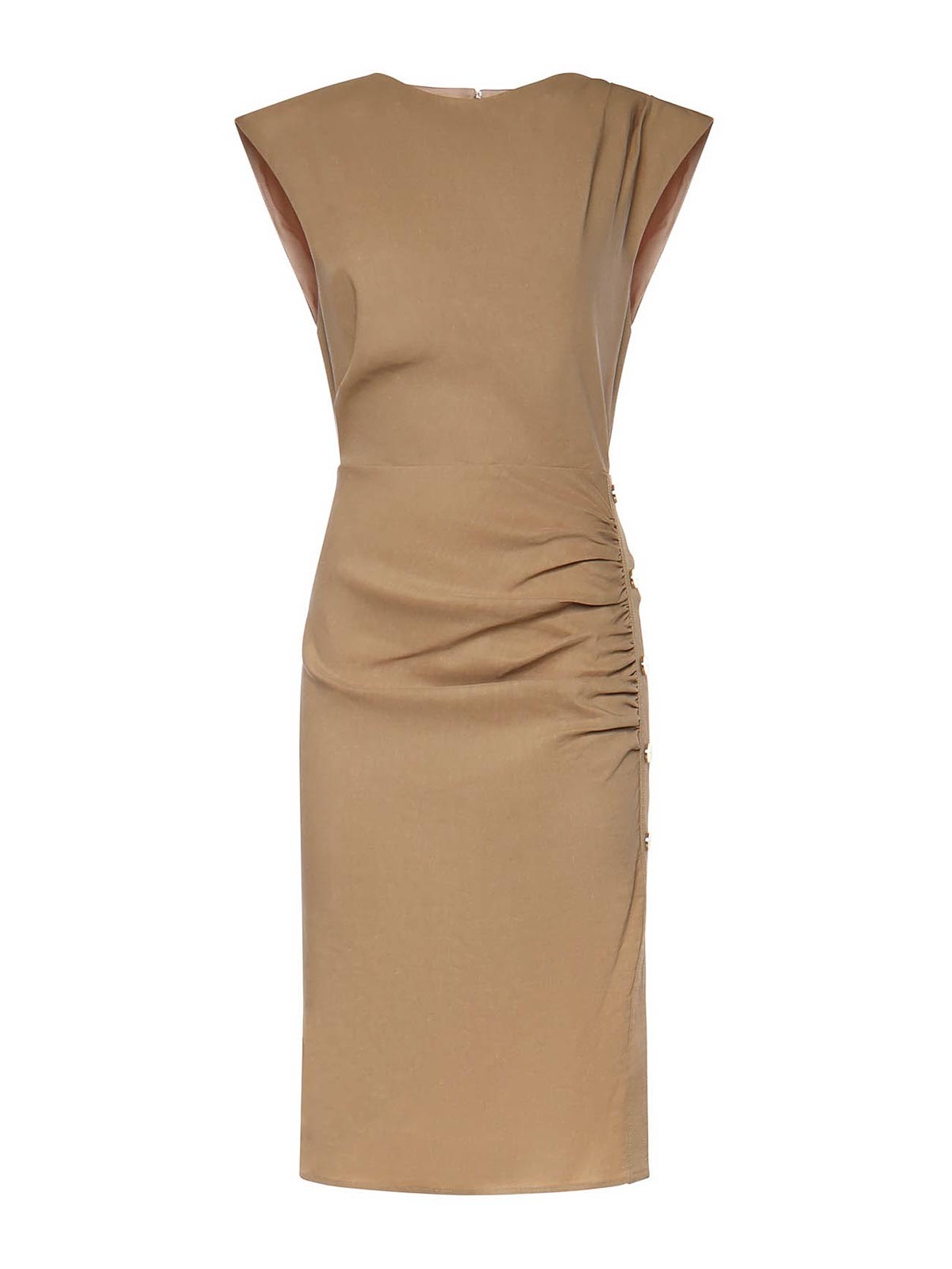 Pinko Robe Au Genou - Beige