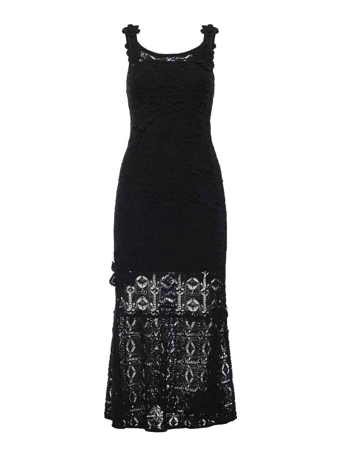 Pinko Robe Au Genou - Noir