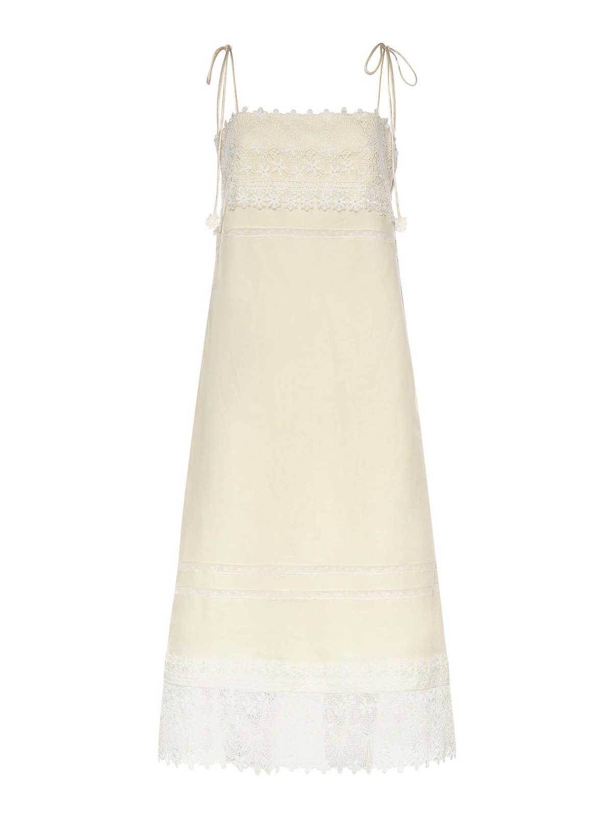 Vestito midi in lino