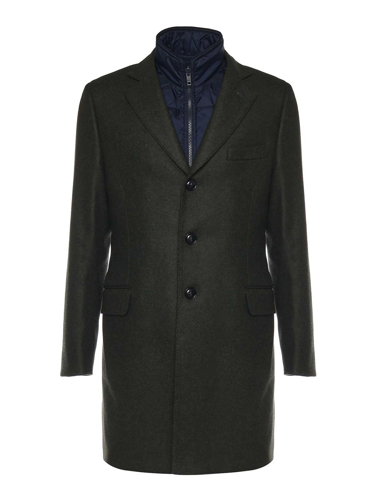Cappotto double in lana e cashmere