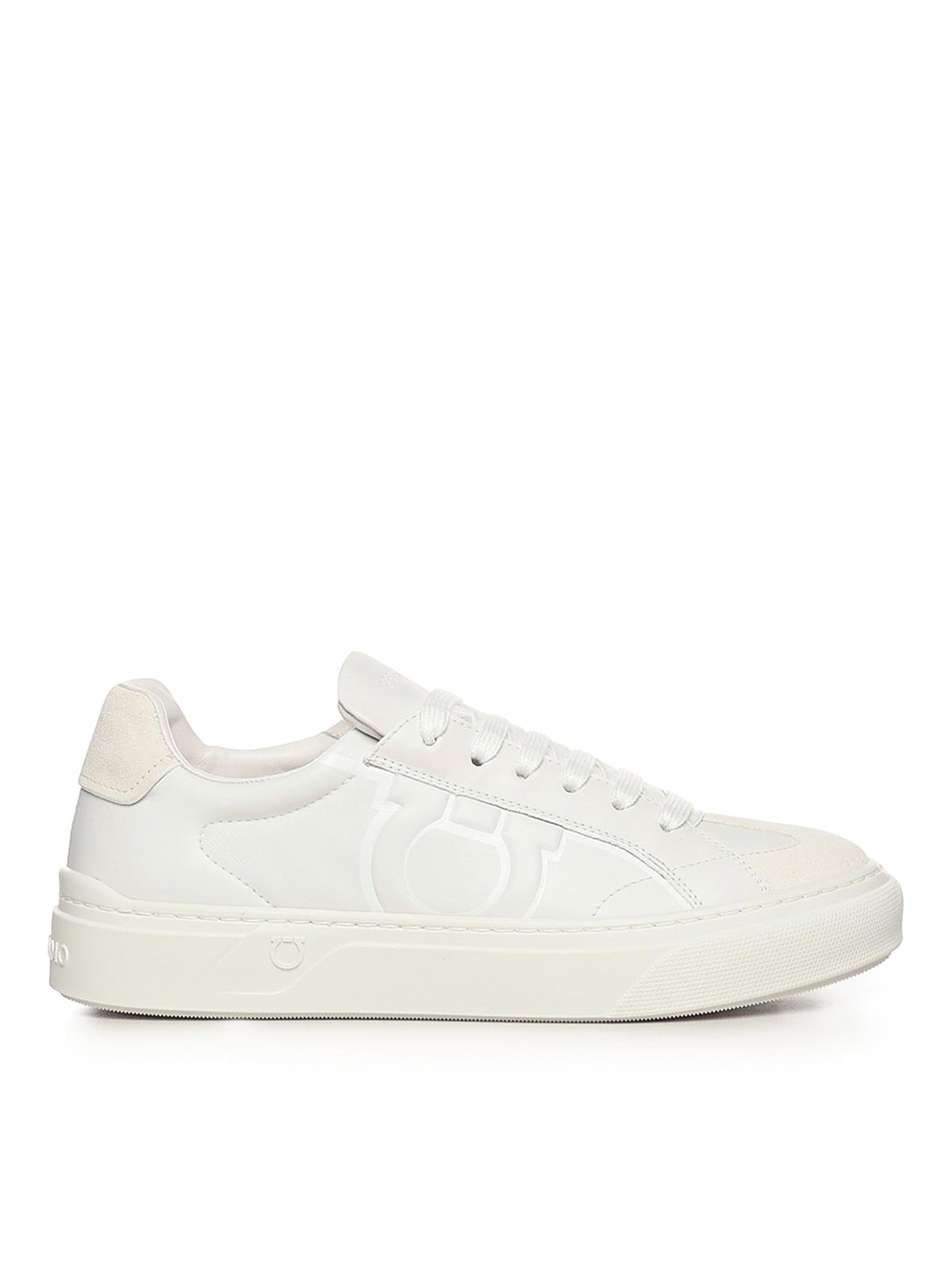 Sneaker Gancini in pelle