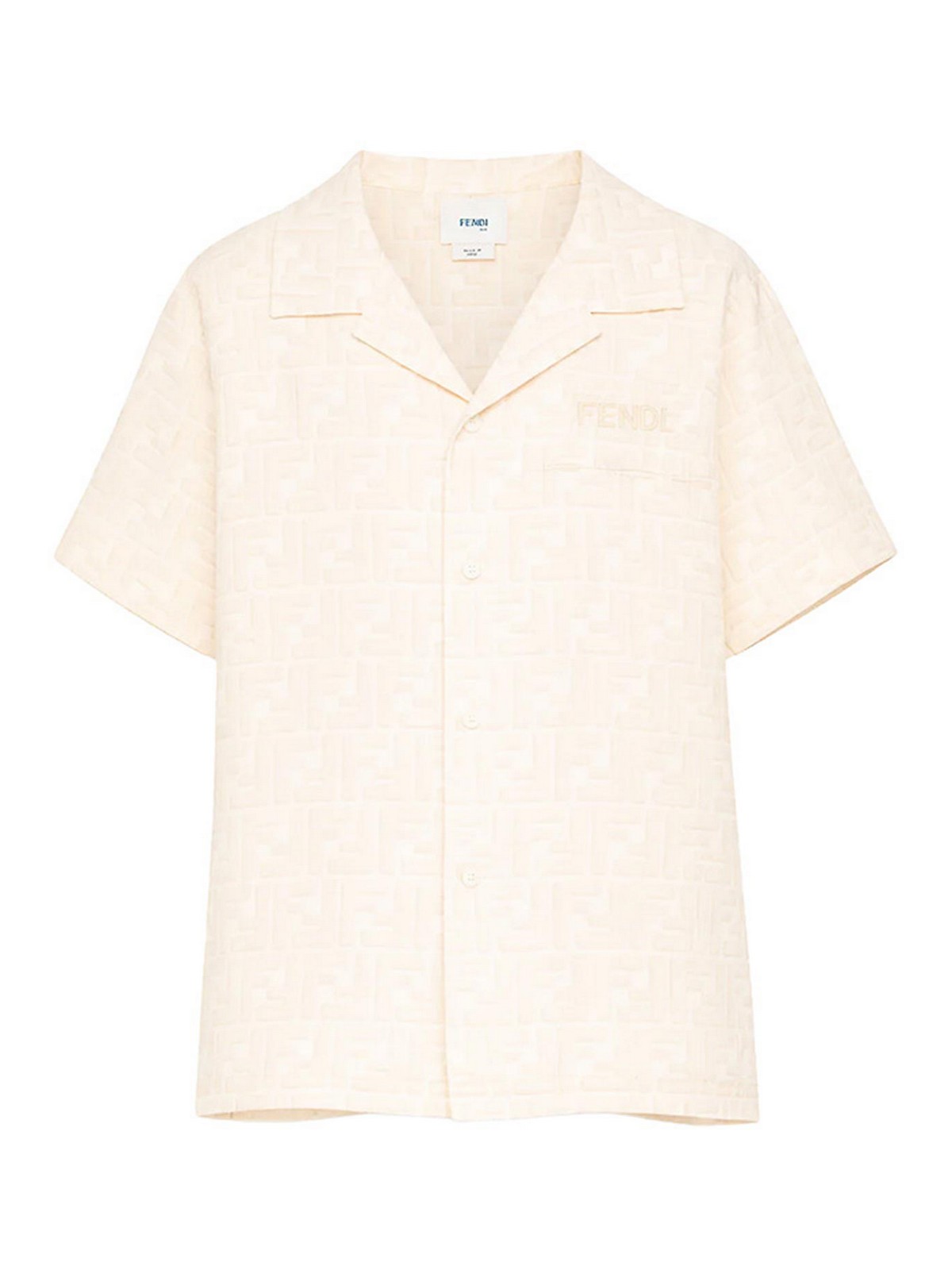 Fendi Jr Kids' Shirt In Brown