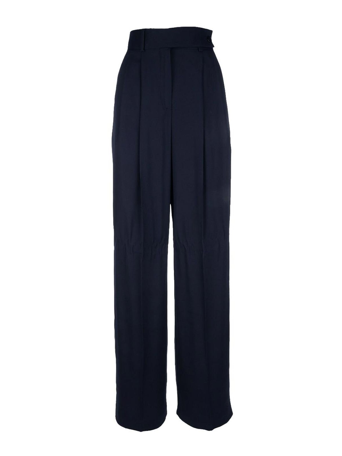 Pantaloni larghi in raso