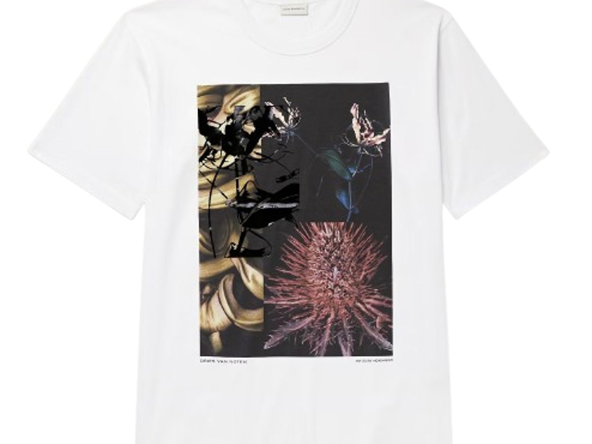 Dries Van Noten Heer Print T-Shirt - White|HEERPR25202111026001