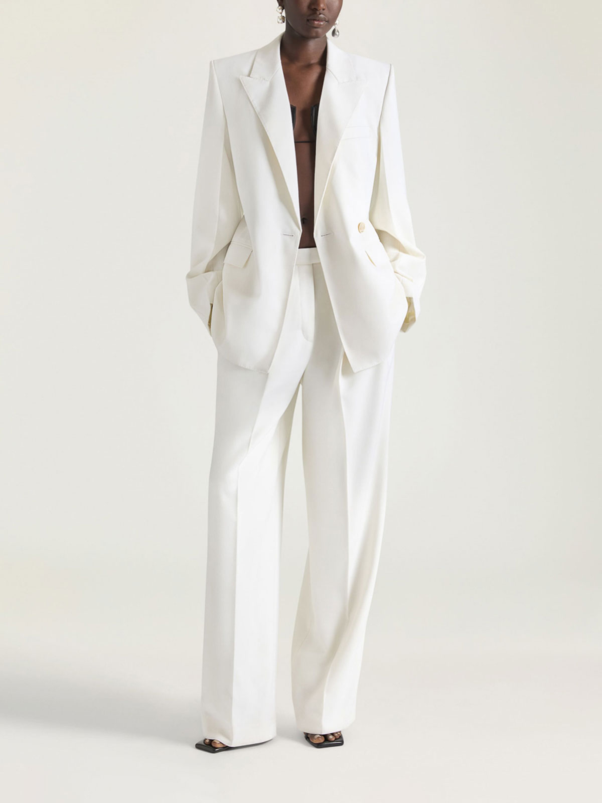 Givenchy Blazer - Blanco In Blanco