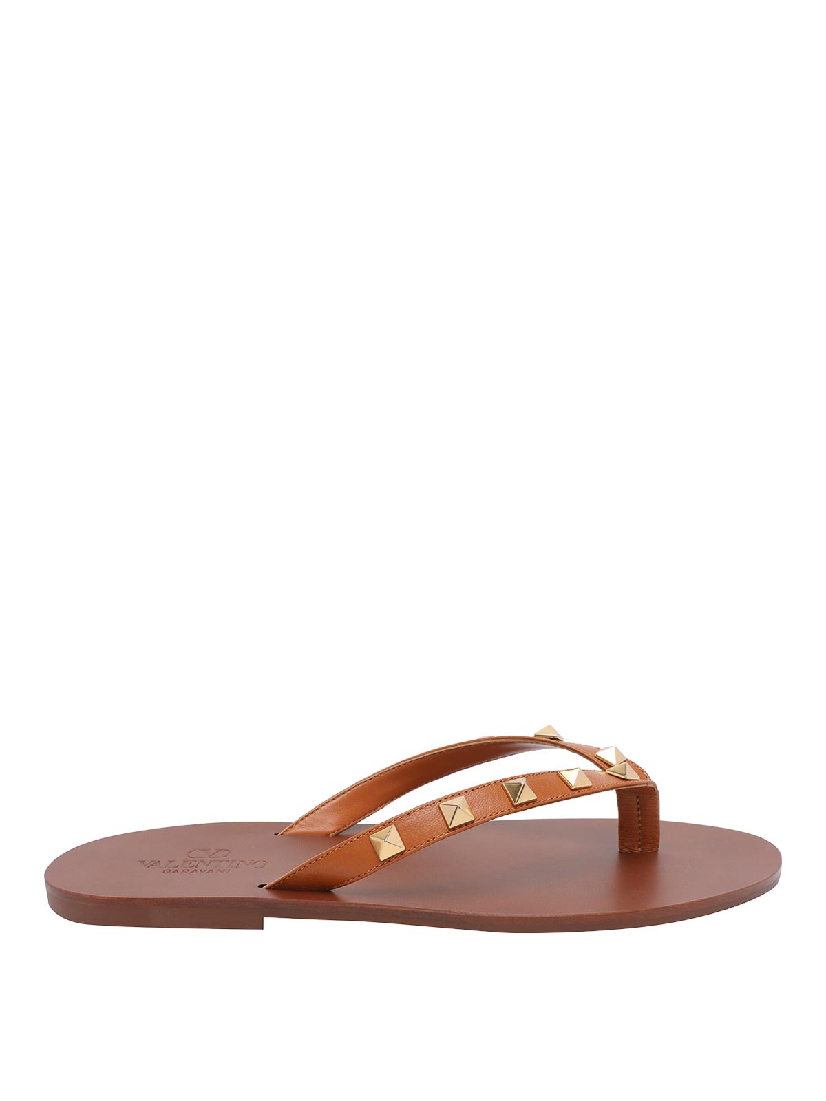 Valentino Garavani Tongs - Marron