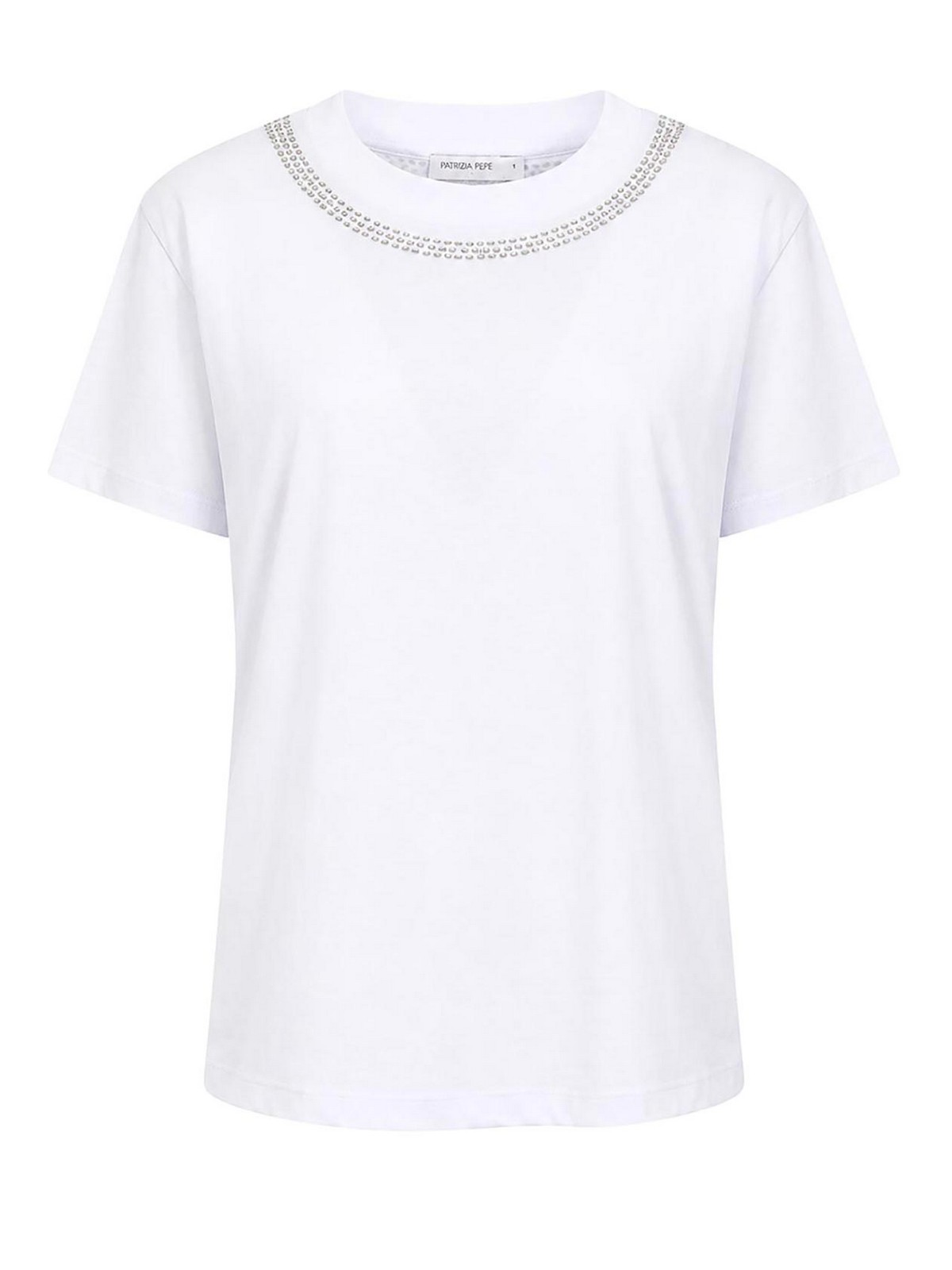 T-Shirt In Cotone Con Glitter