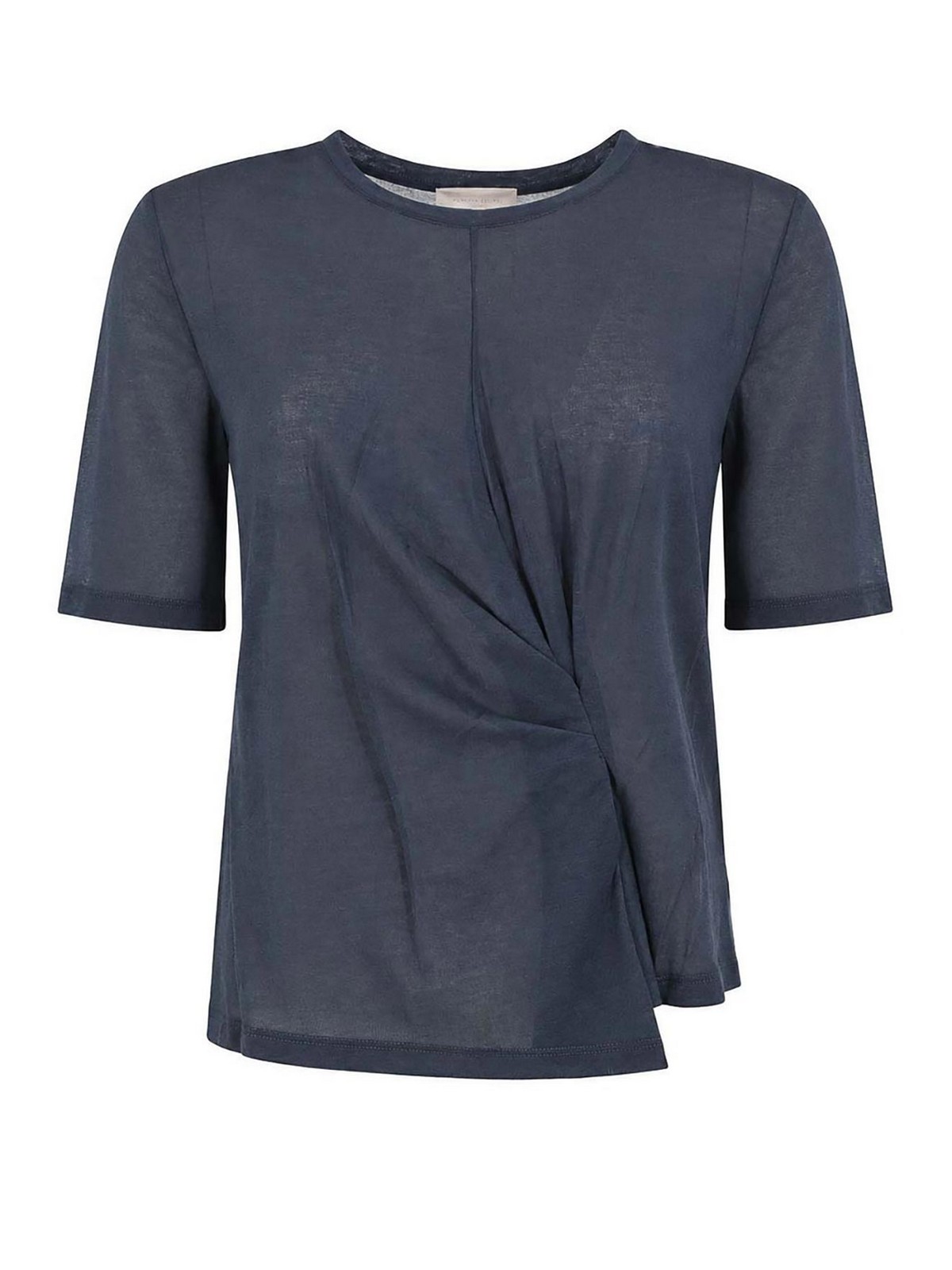 T-Shirt Ophelia In Misto Cotone Marine
