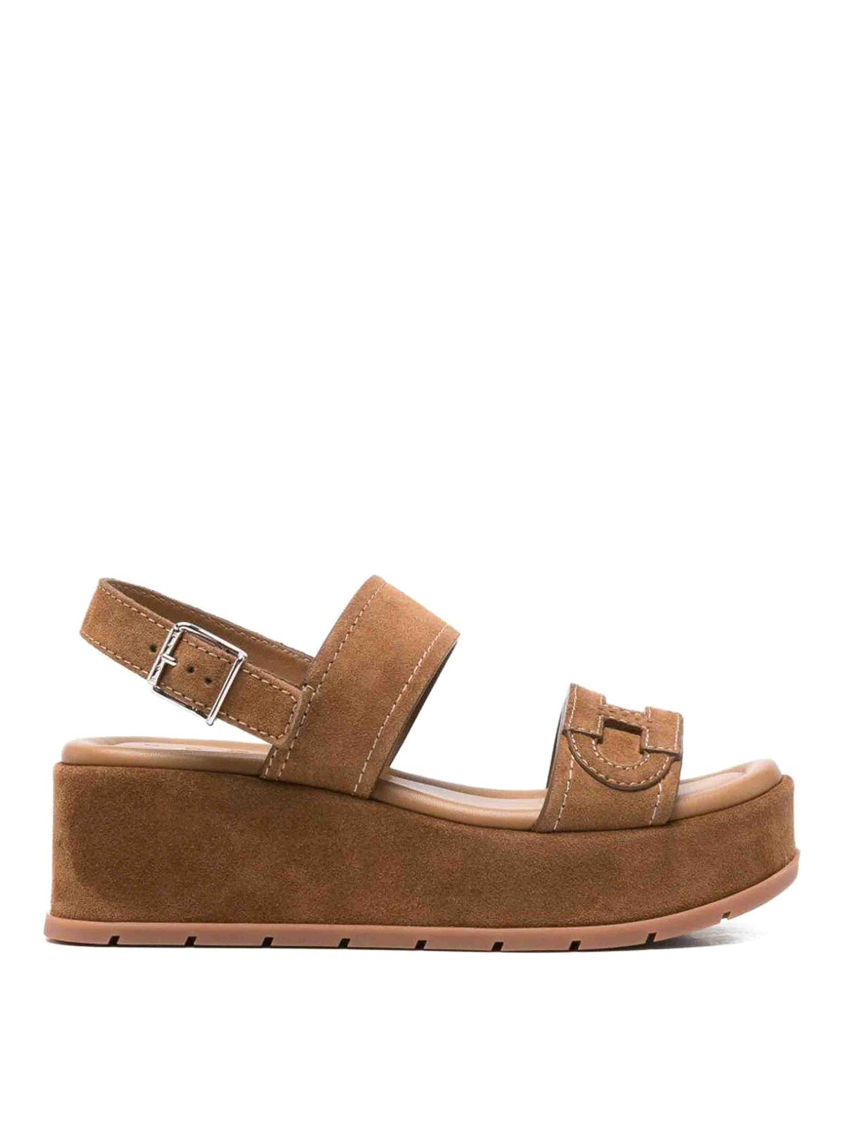 Sandali H703 In Pelle Scamosciata