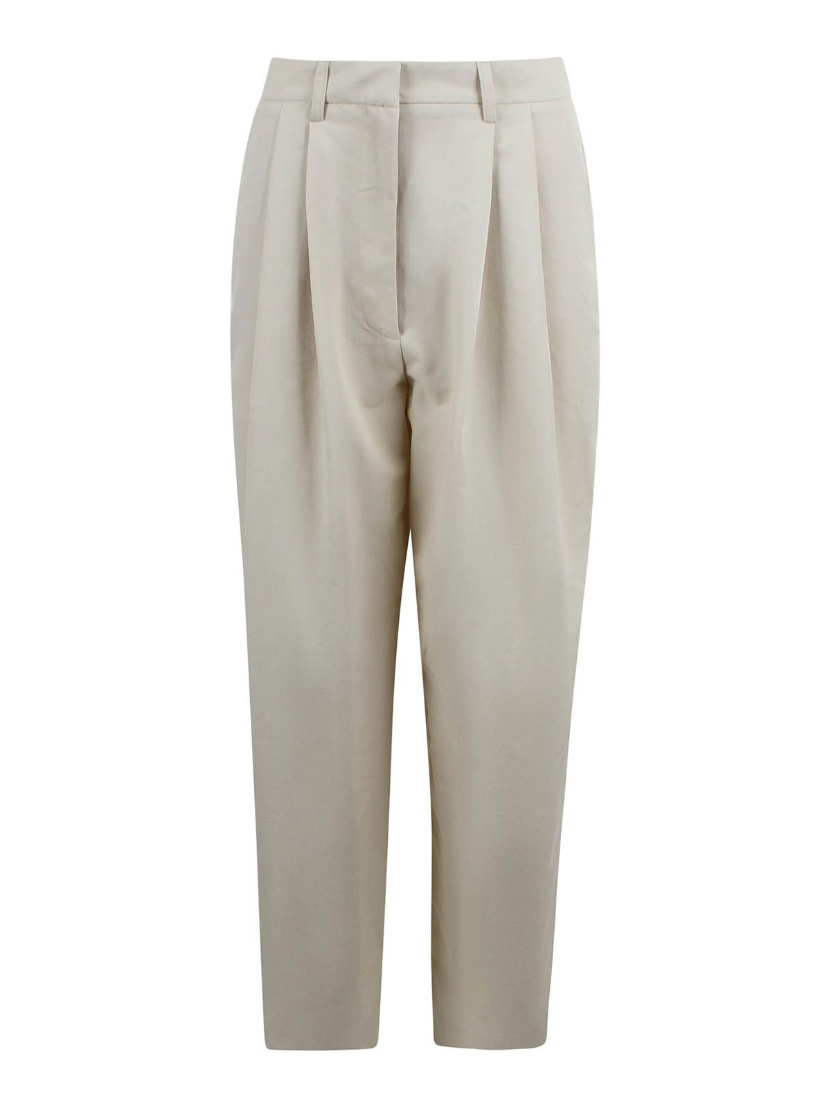 Pantaloni gamba larga con pince