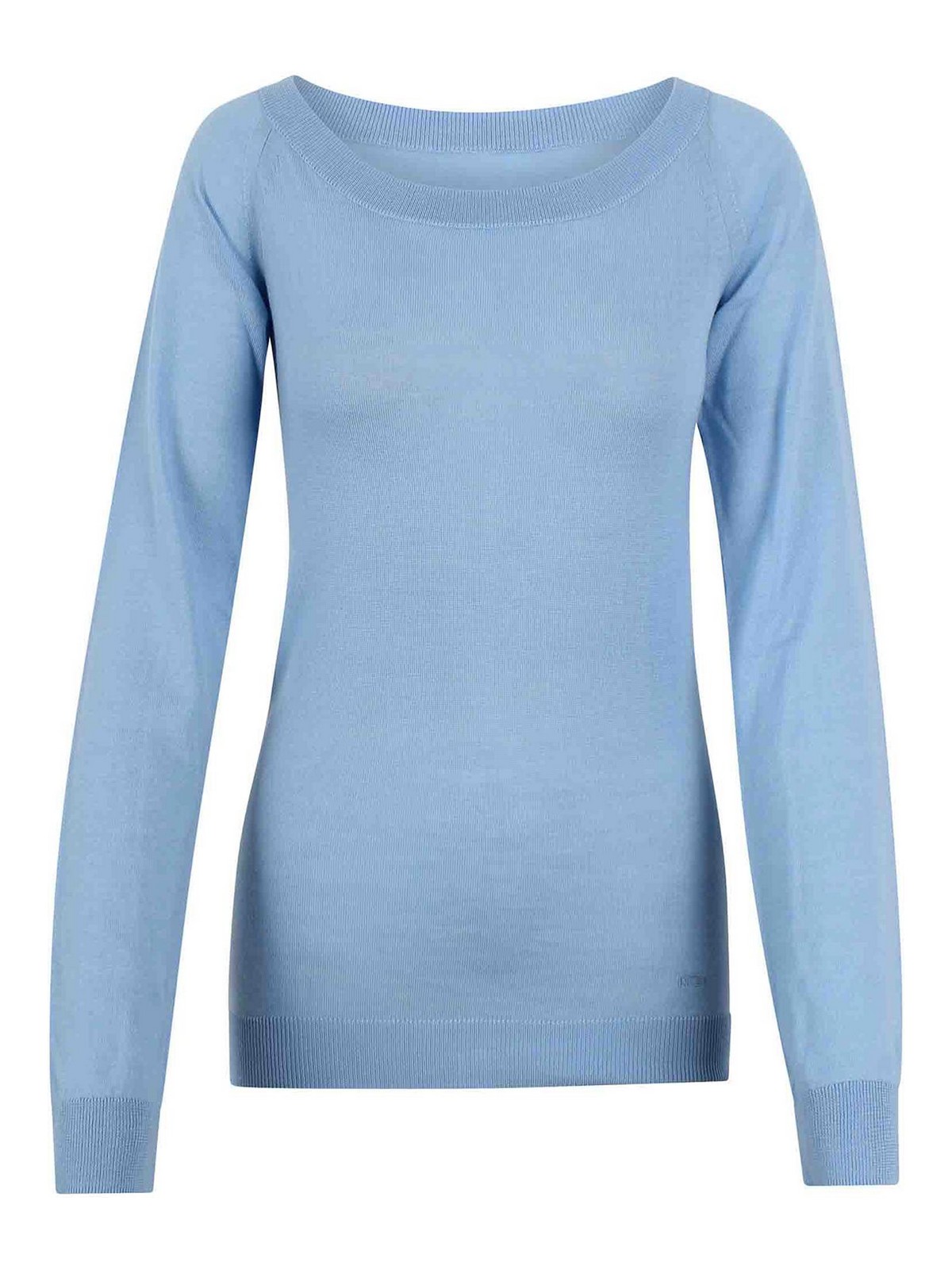 N°21 Boat-neck Sweater In Blue