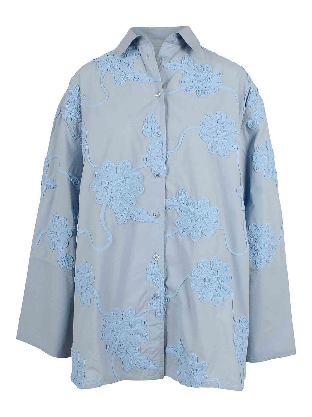 Camicia oversize con maniche kimono