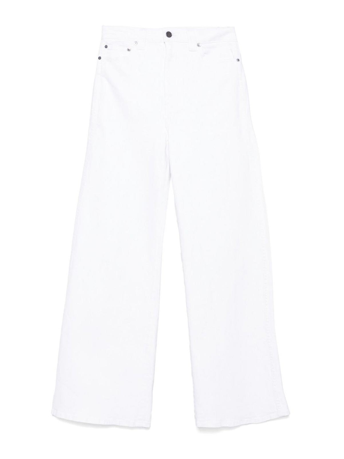Khaite Straight Leg Jeans In White