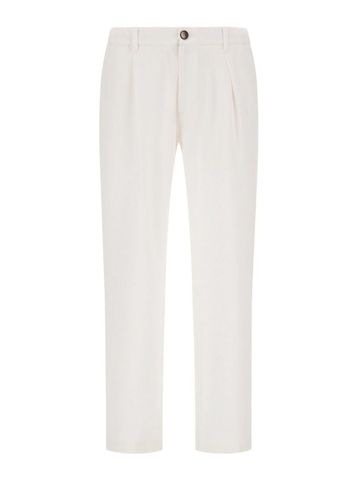 Herno Pantaloni Bianchi