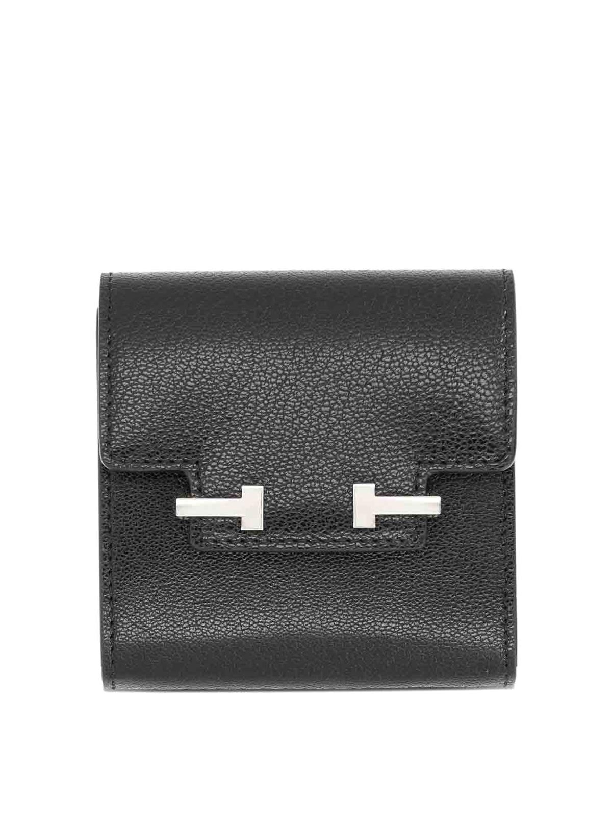 Tom Ford Aube Card Holder In Black