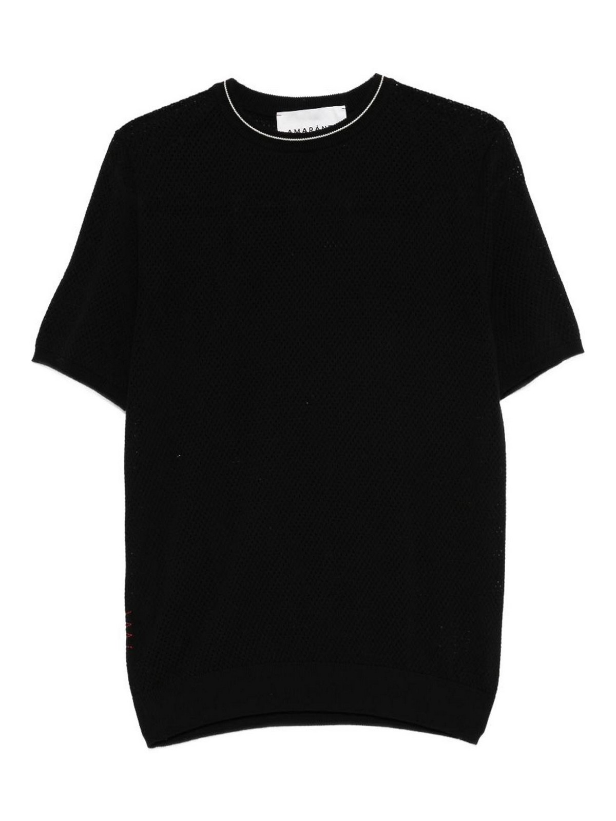 Maglia girocollo a maniche corte
