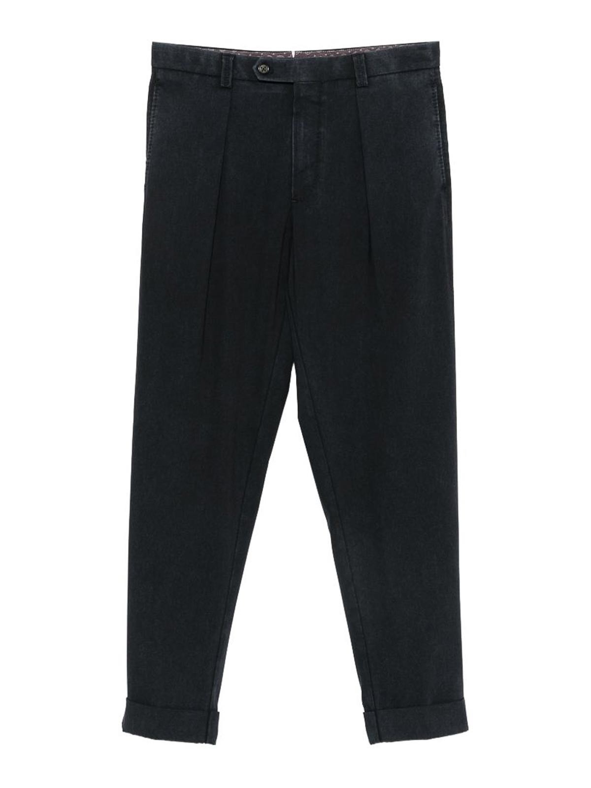 Berwich Pantaloni lunghi blu chiaia