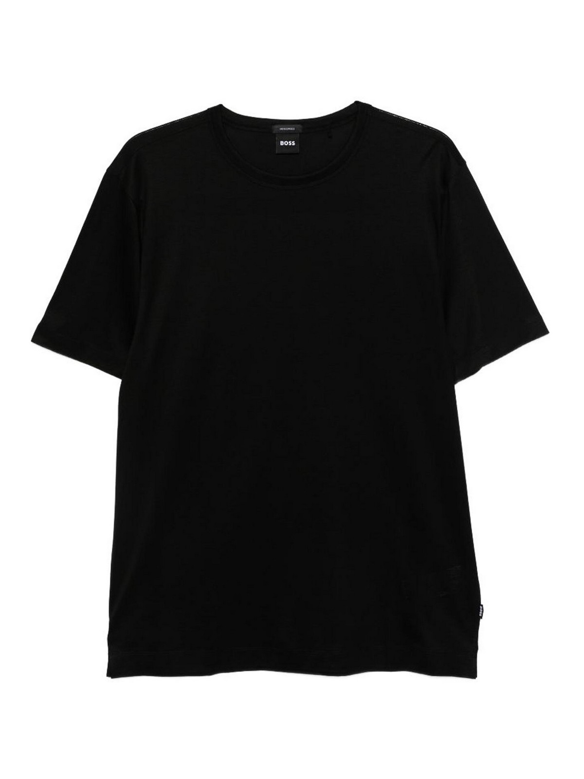 T-shirt nera Thompson a maniche corte