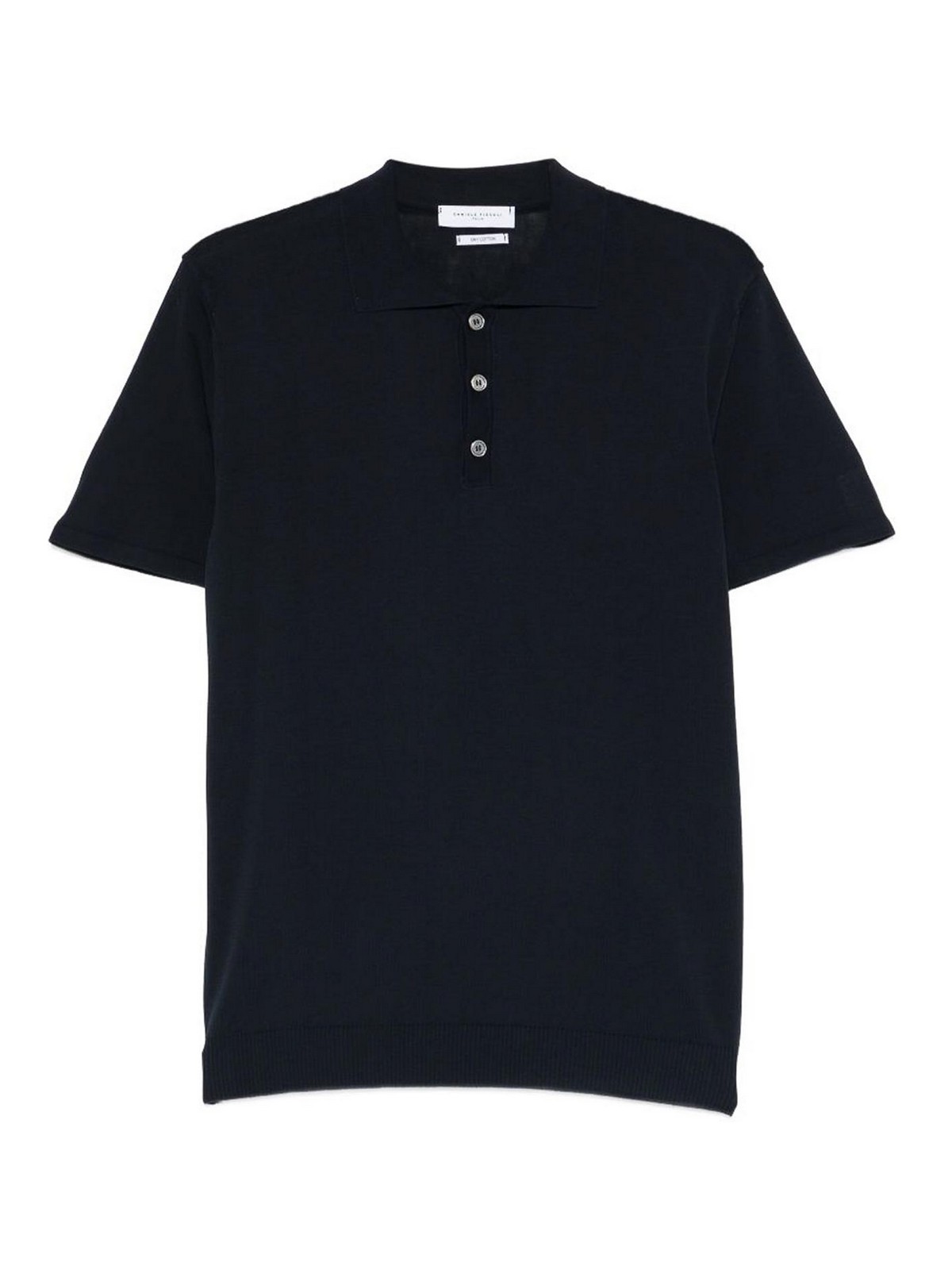 Polo in cotone con bottoni