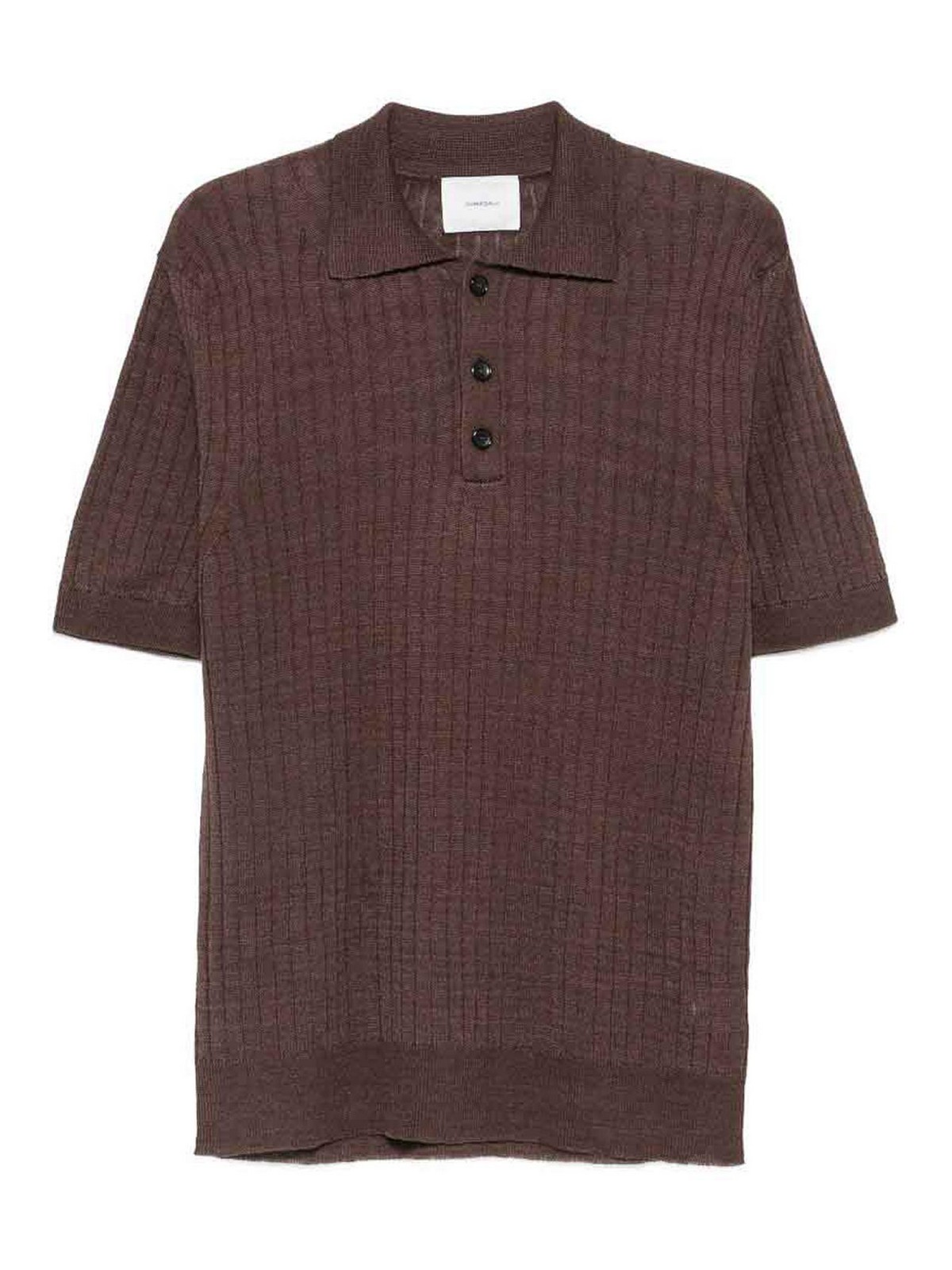 Polo in maglia monocostine di colore