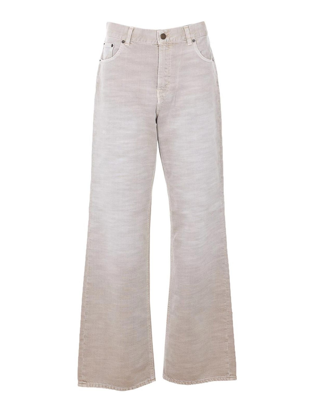 Jeans Korea di colore a zampa