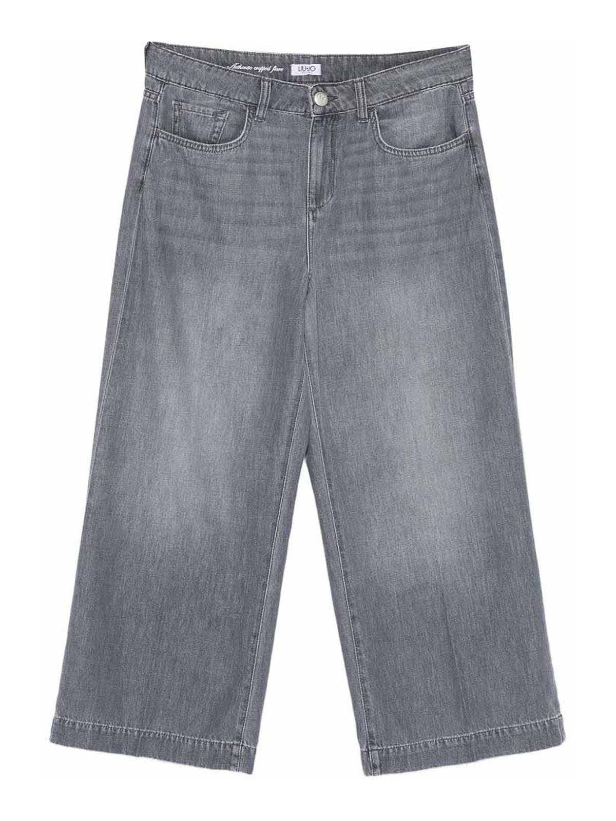 Liu Jo Jeans grigi a gamba larga