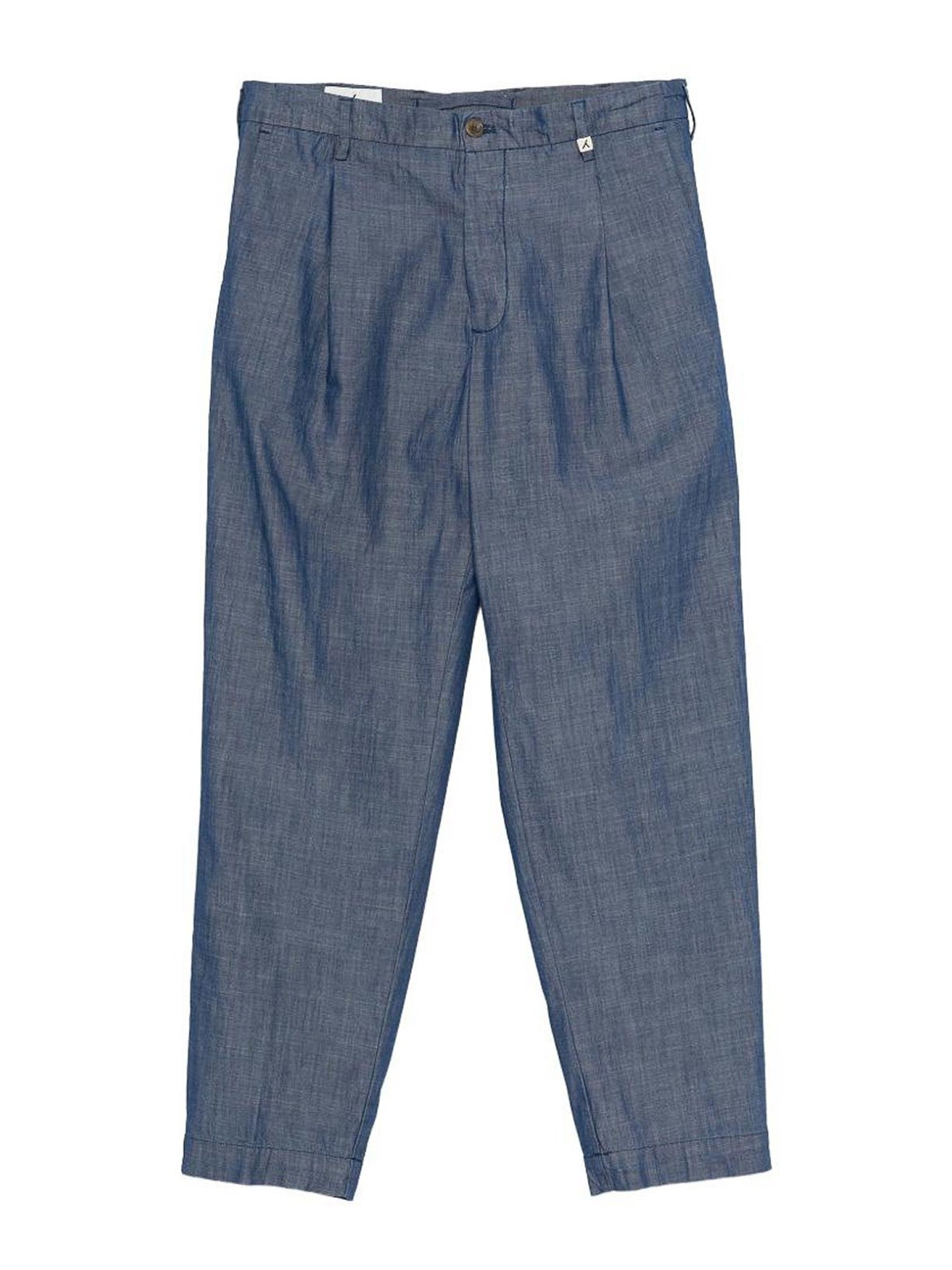 Myths Pantaloni in cotone azzurro