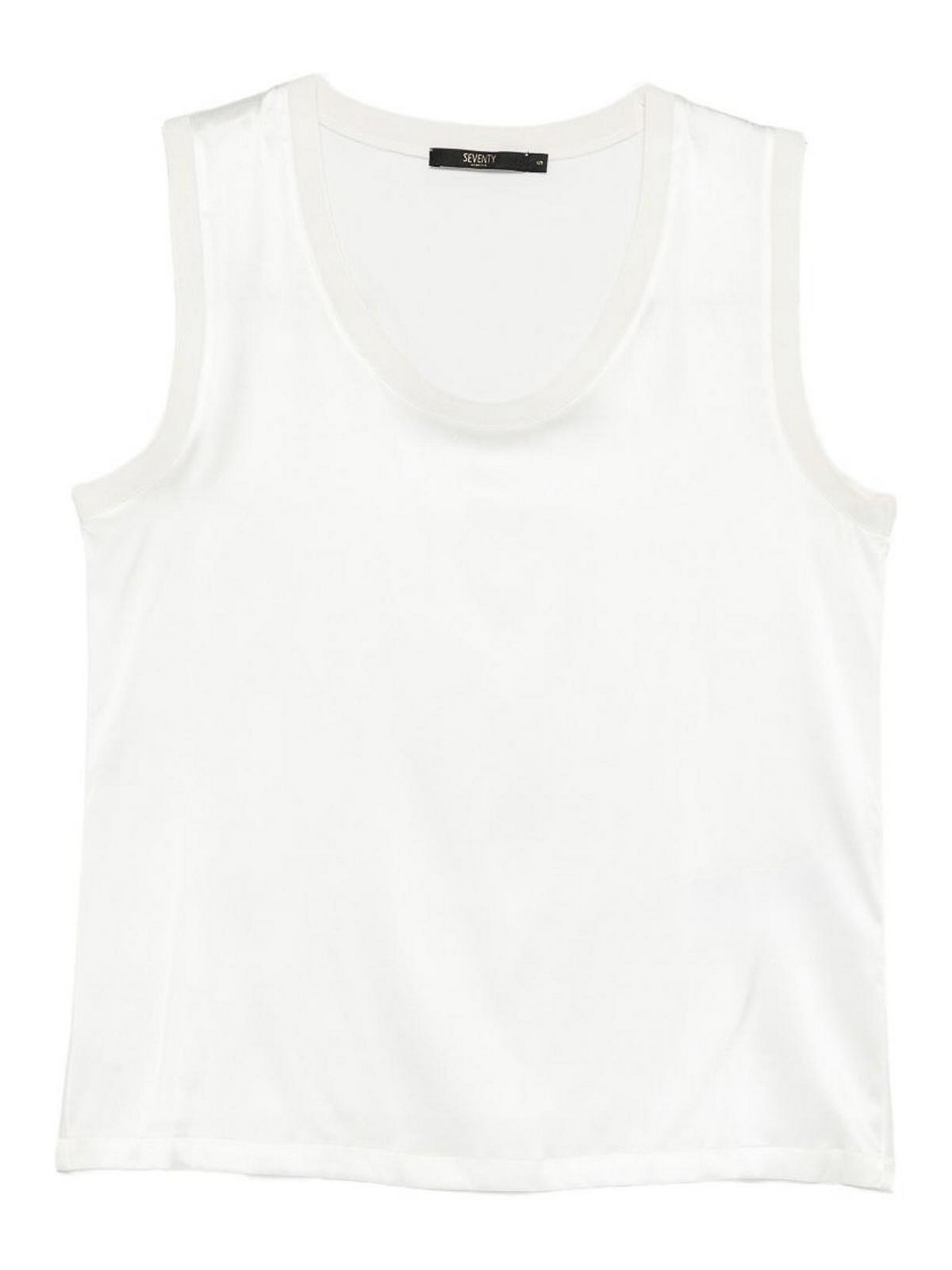 Seventy T-shirt in seta bianca