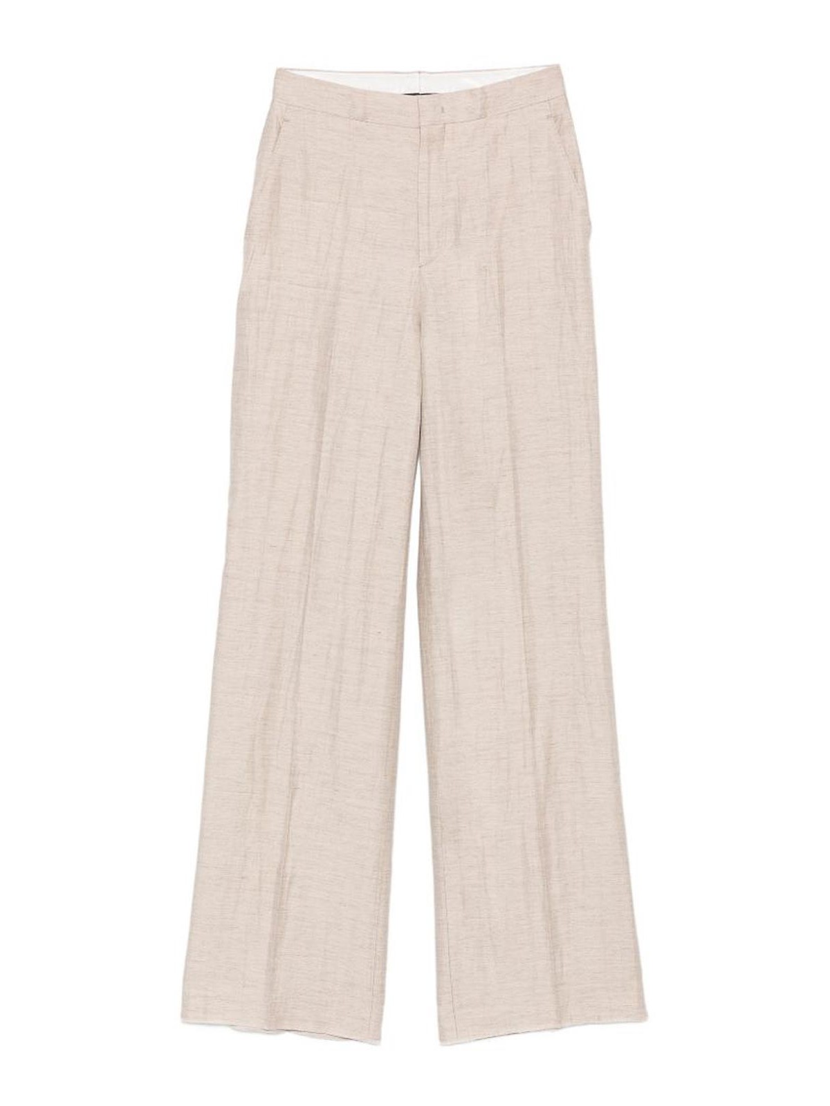 Pantaloni casual in lino adima chiaro
